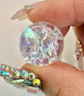 Fire and Ice Aura Quartz Sphere