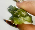 Carved Lucky Jade Frog