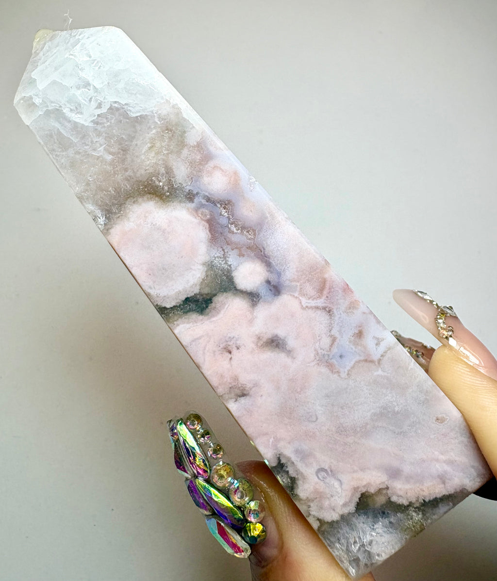 Pink Amethyst Tower Option (A)