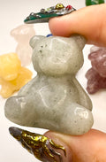 Carved Crystal Bears
