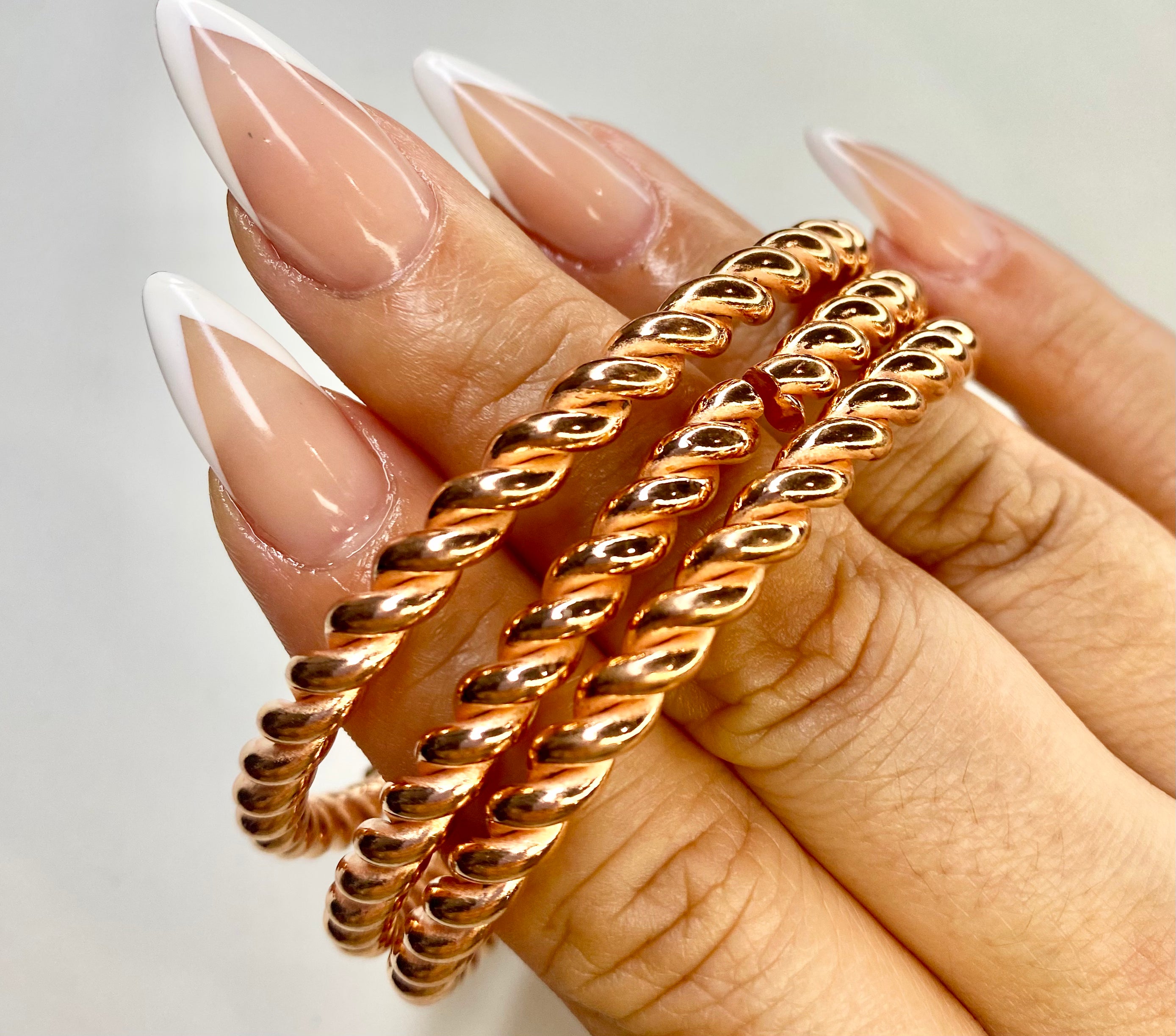 Twisted Copper Bangle