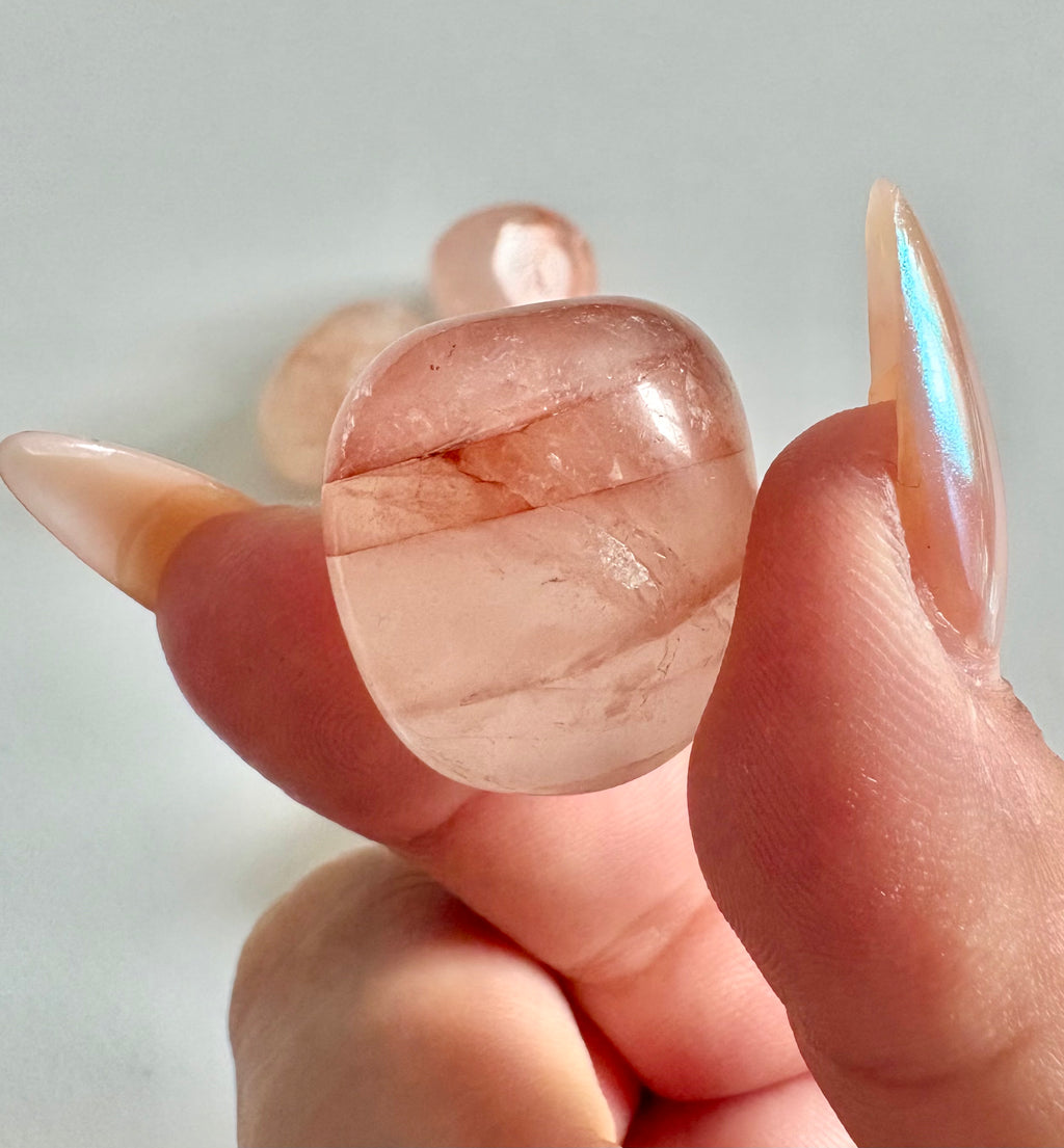 Fire Quartz Tumbles