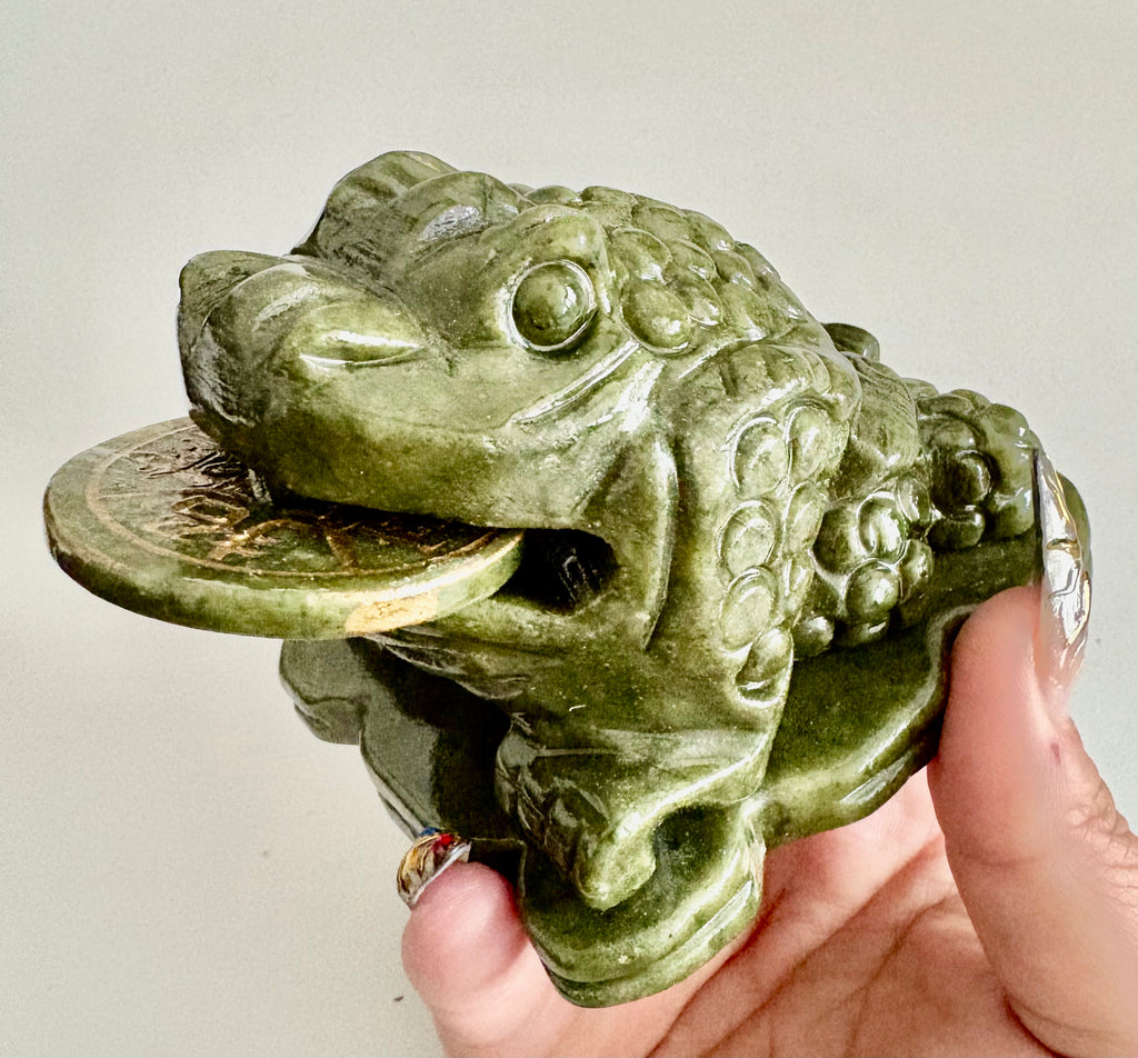 Carved Jade Money Toad