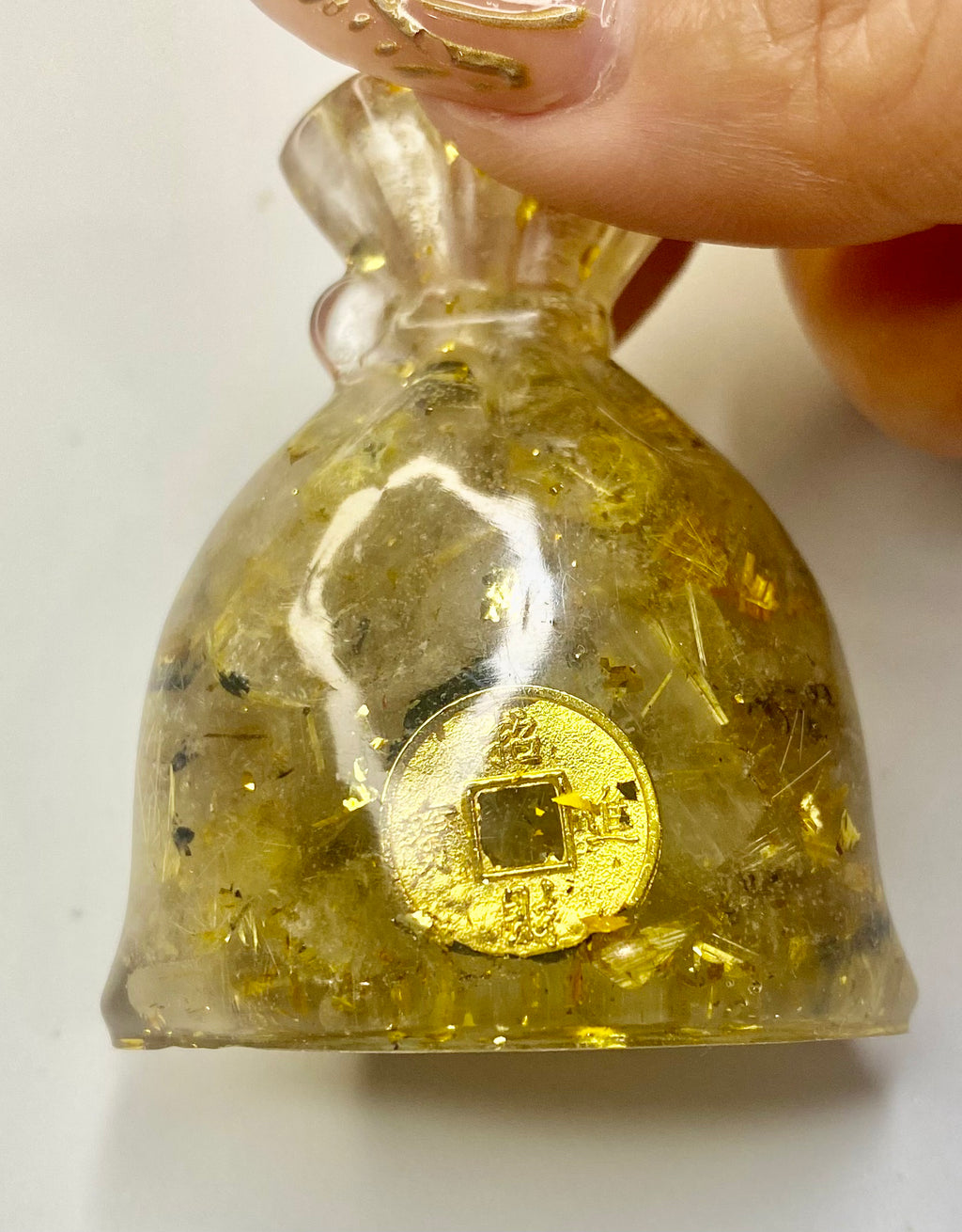 Lucky Resin Money Bags