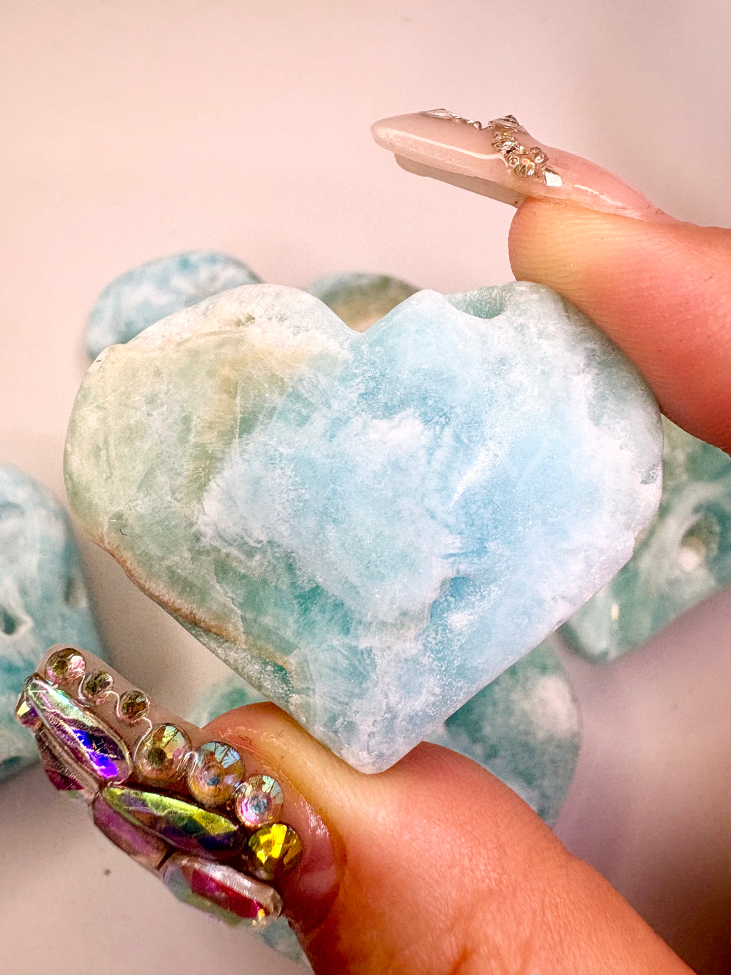 Hemimorphite Heart Option (E)