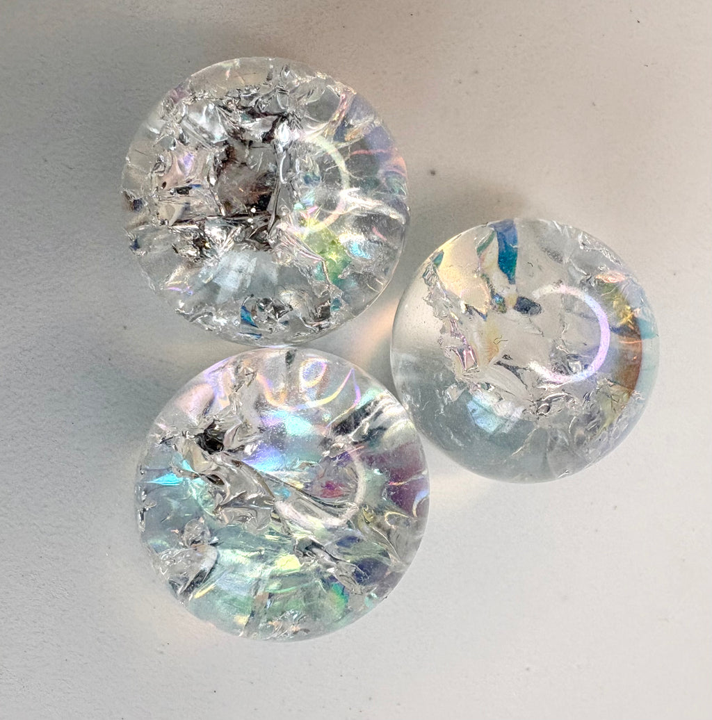 Fire and Ice Aura Quartz Sphere