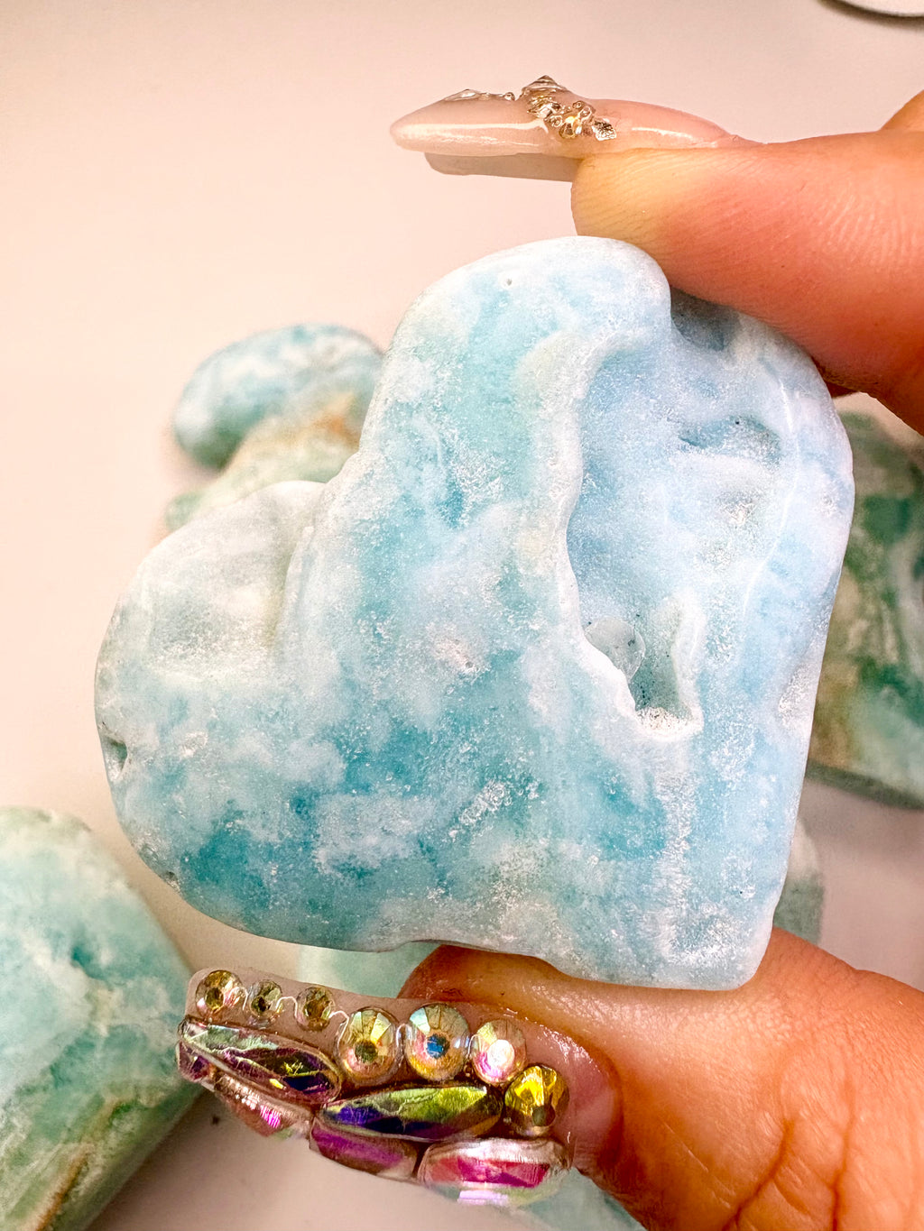 Hemimorphite Heart Option (D)