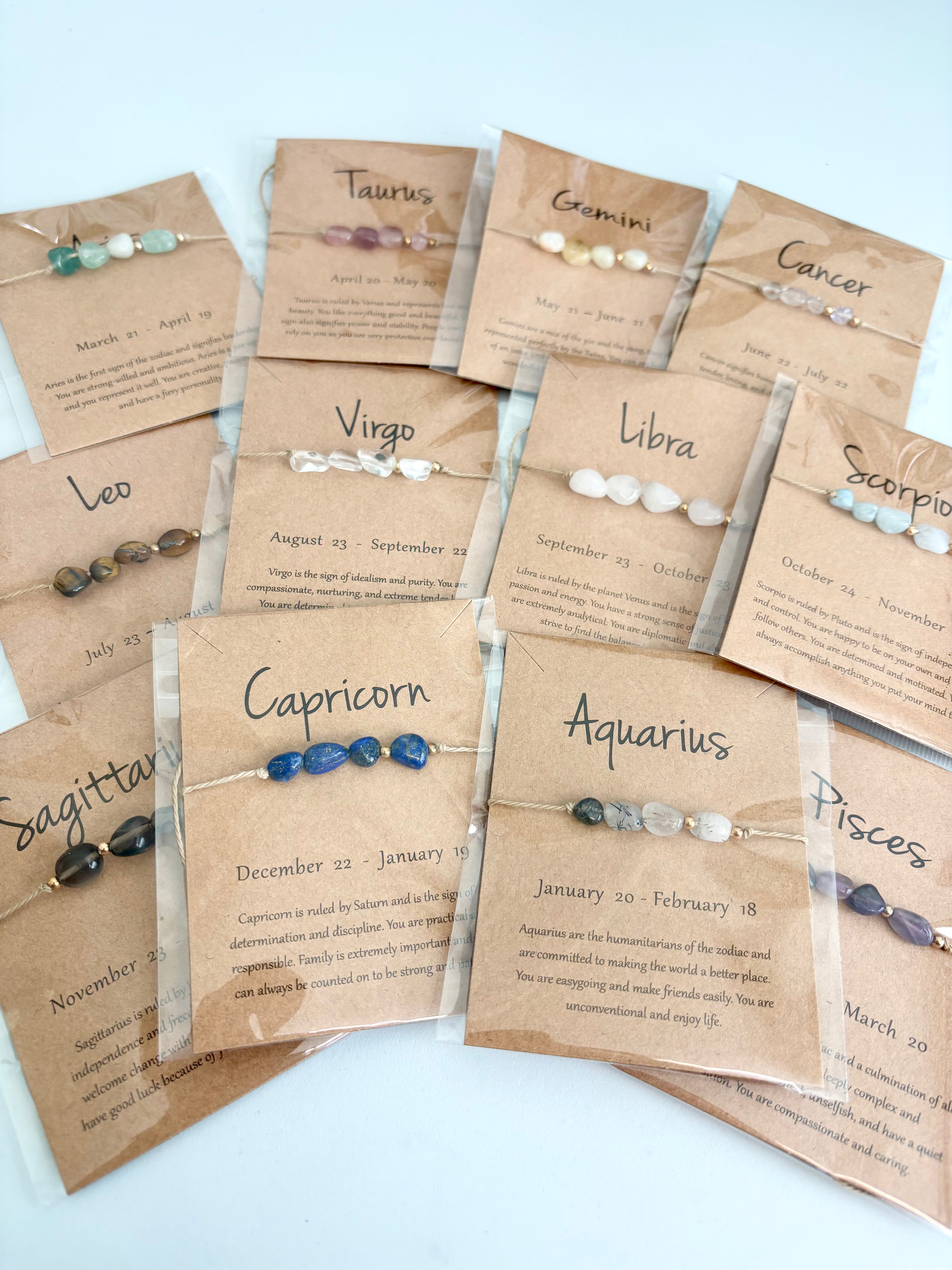 Zodiac Bracelets