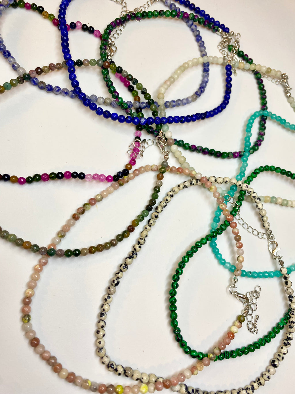 Natural Beaded Choker Necklace
