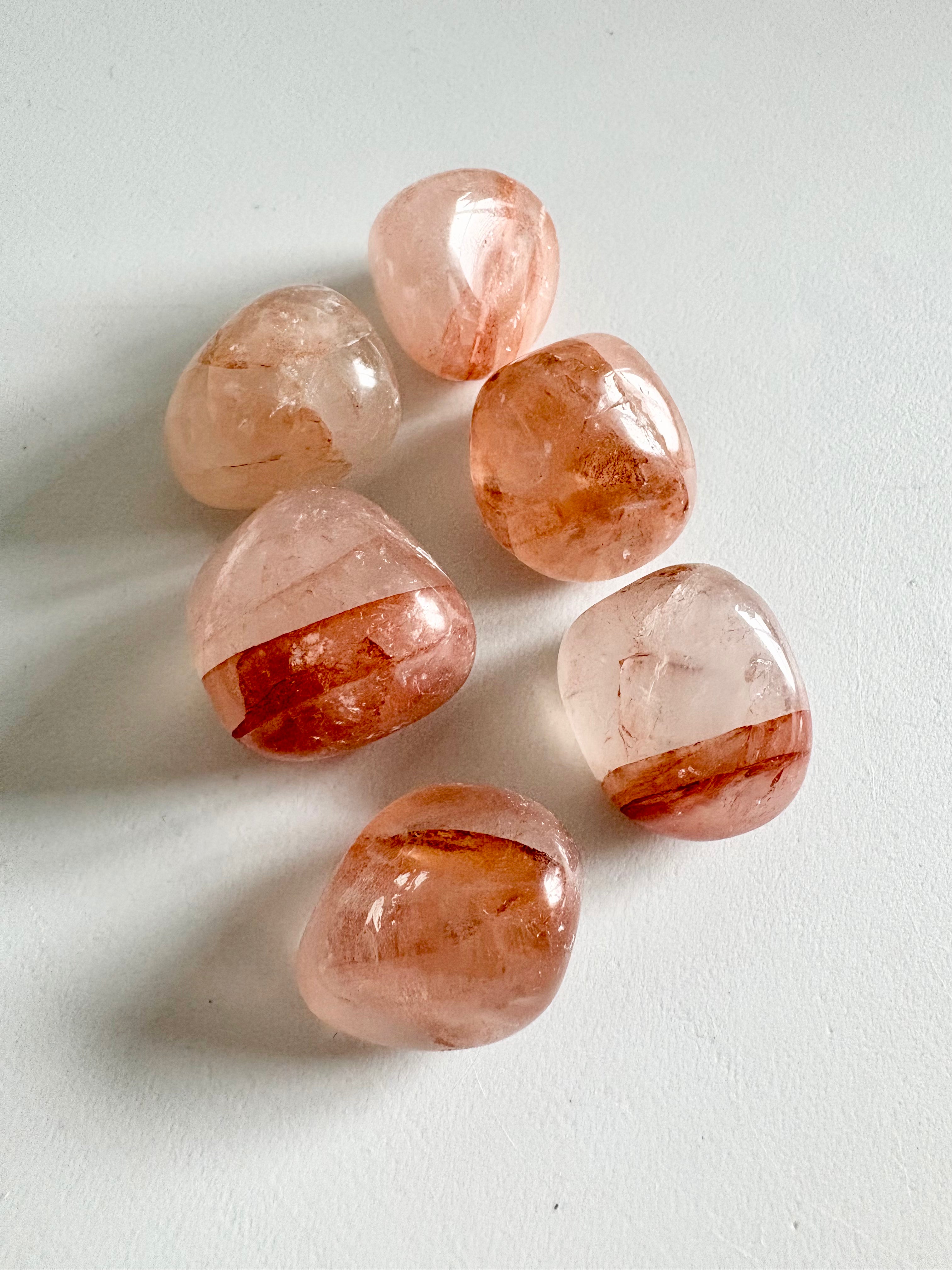 Fire Quartz Tumbles