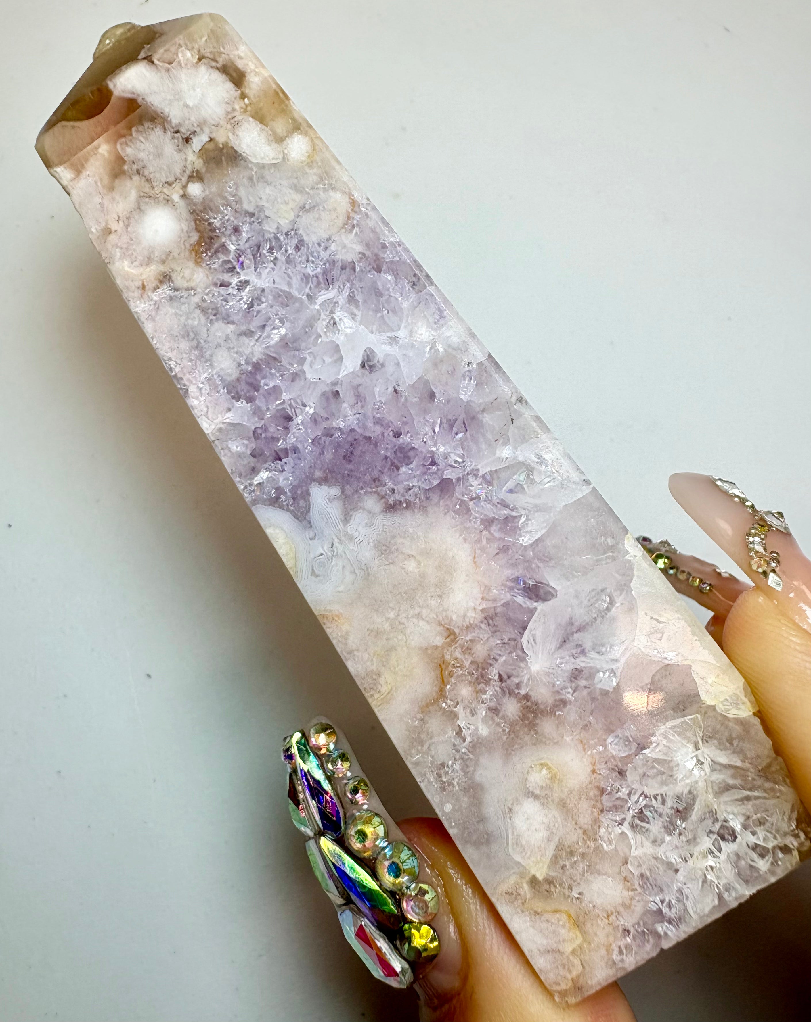 Pink Amethyst Tower Option (B)