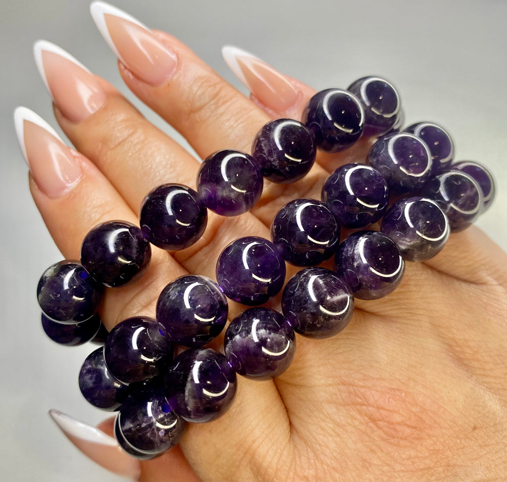 Deep Purple Amethyst Bracelet