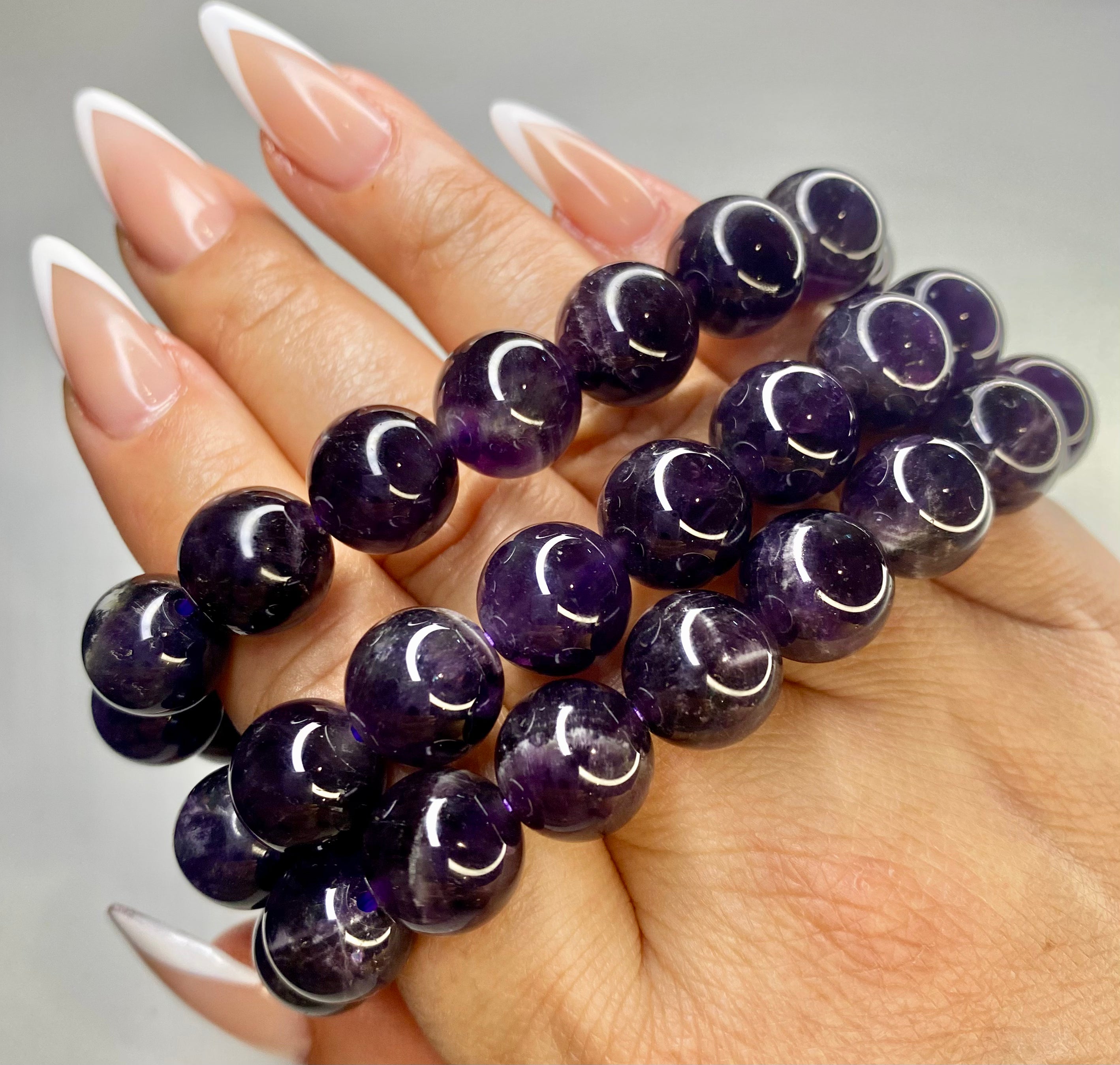Deep Purple Amethyst Bracelet