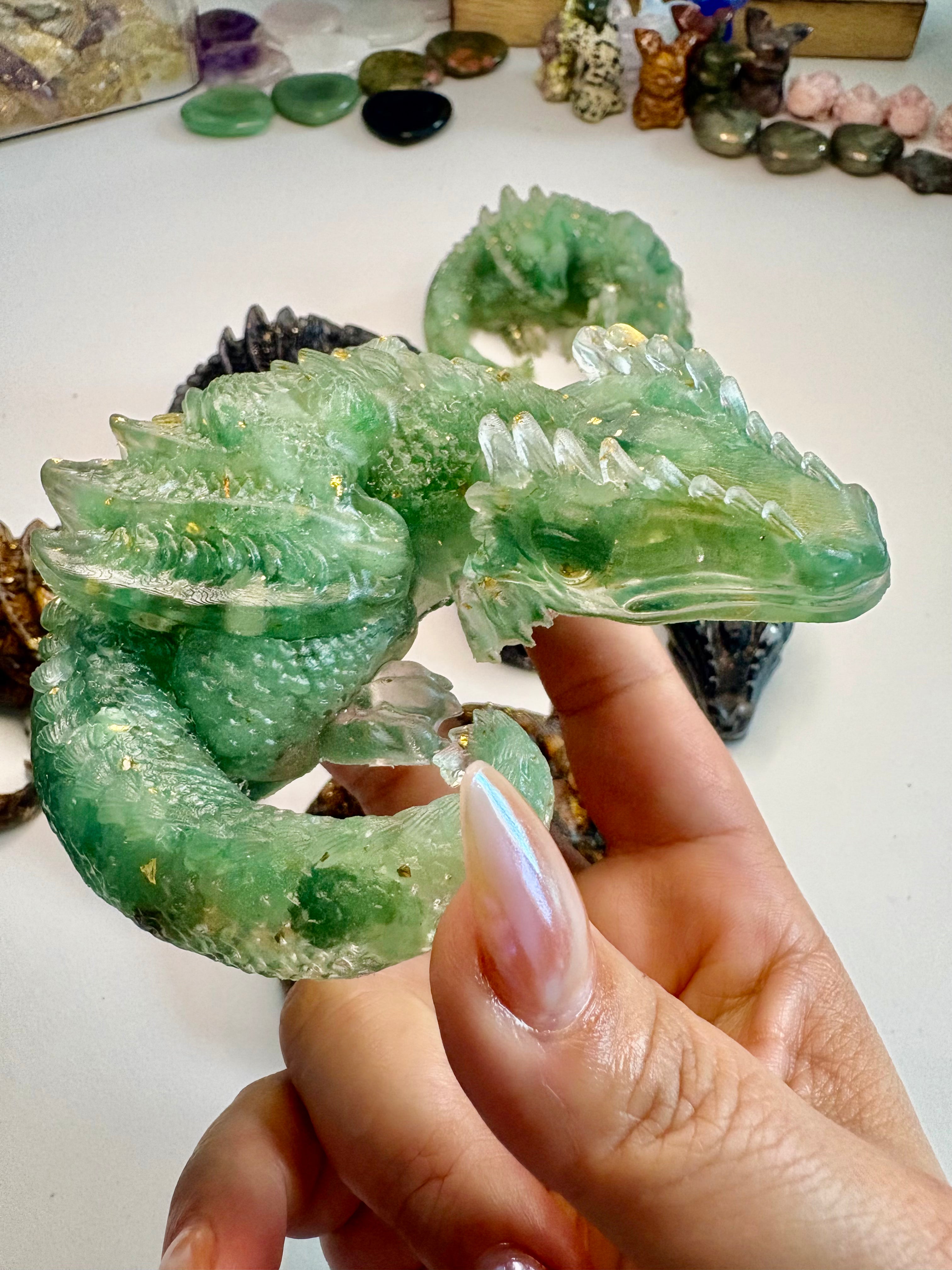Crystal Resin Dragons