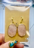 Rose Quartz Earrings