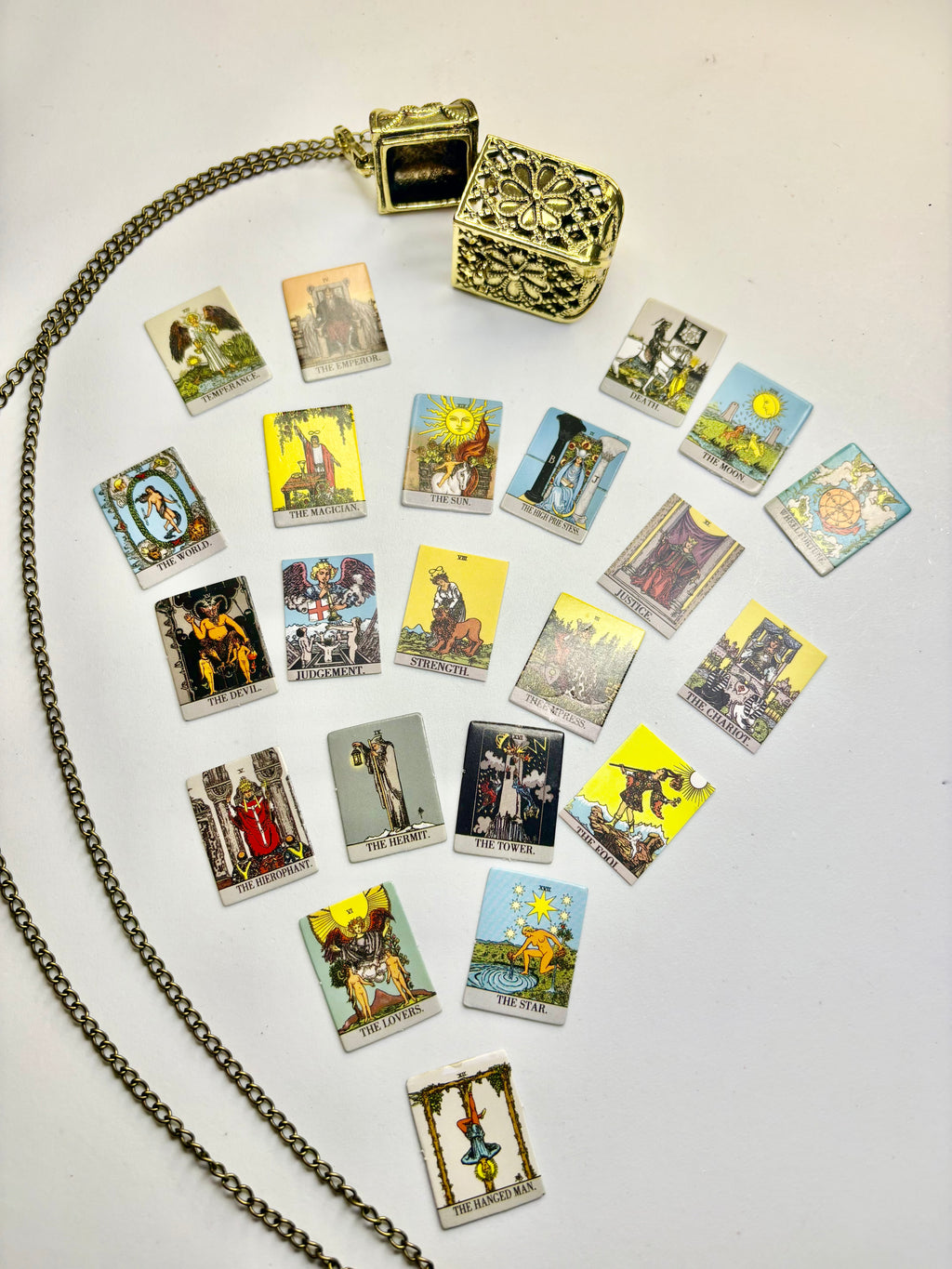 Mini Tarot Deck With Carrying Case