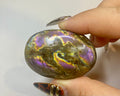 Flashy Labradorite Palm