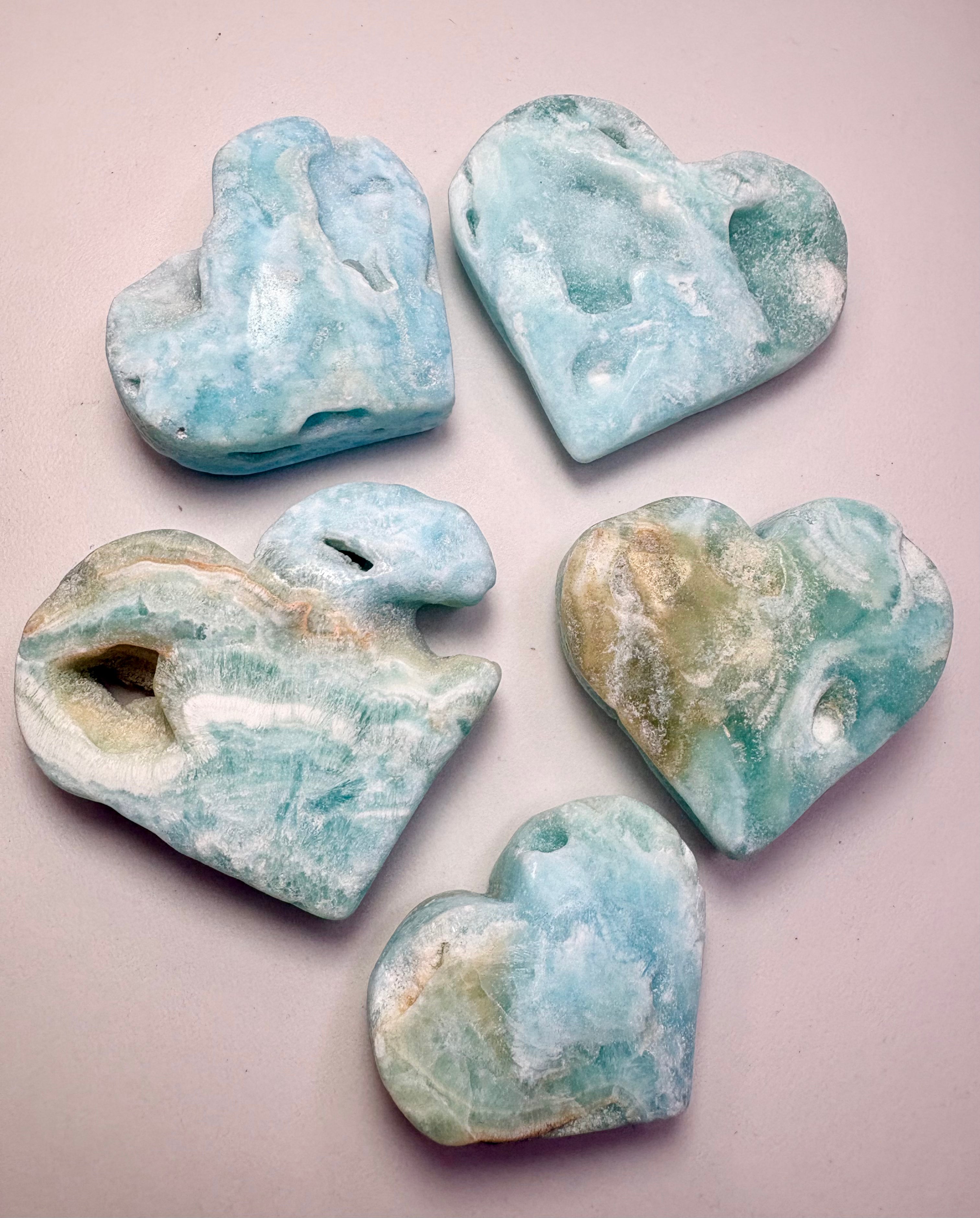 Hemimorphite Heart Option (A)
