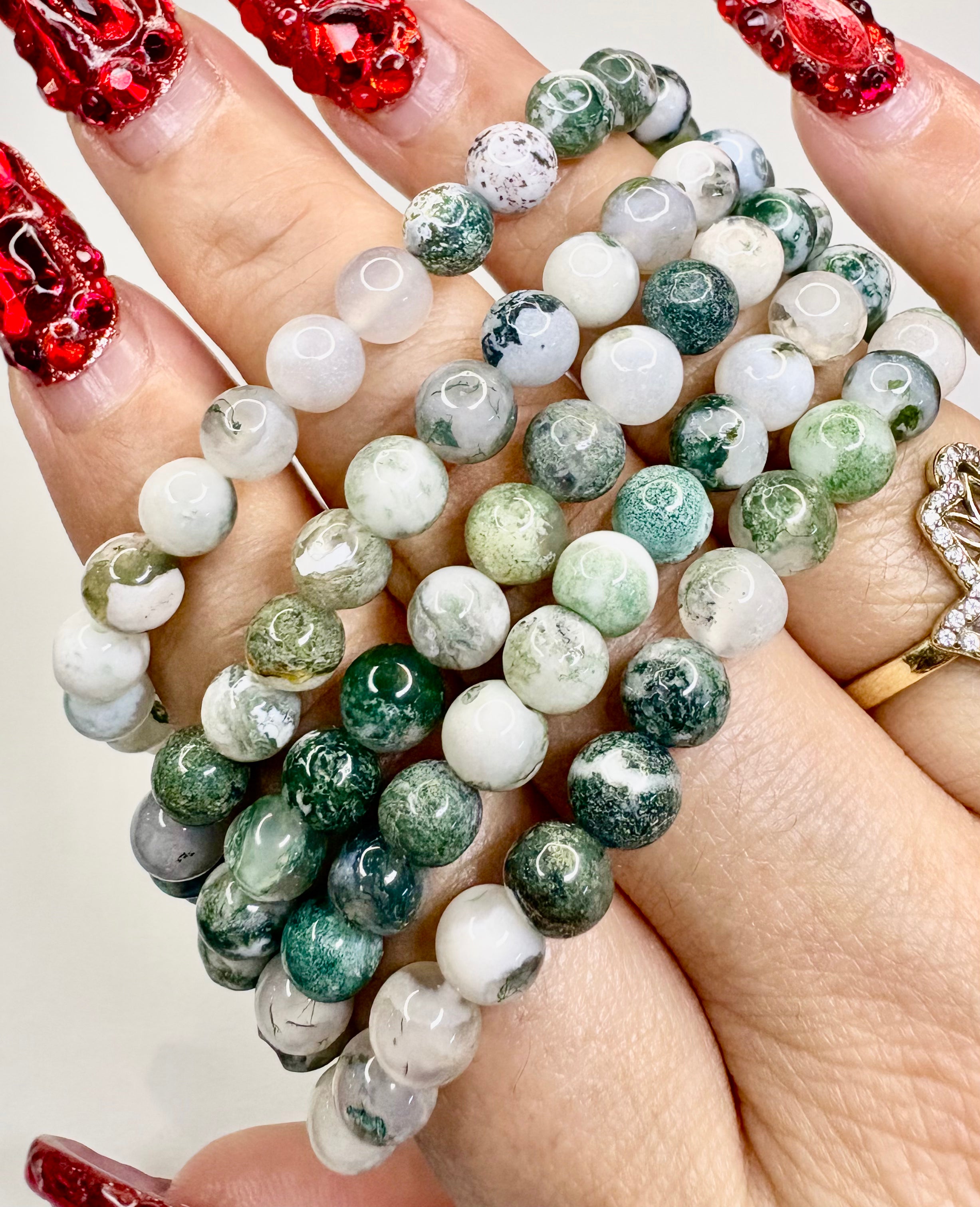 Moss Agate Bracelet
