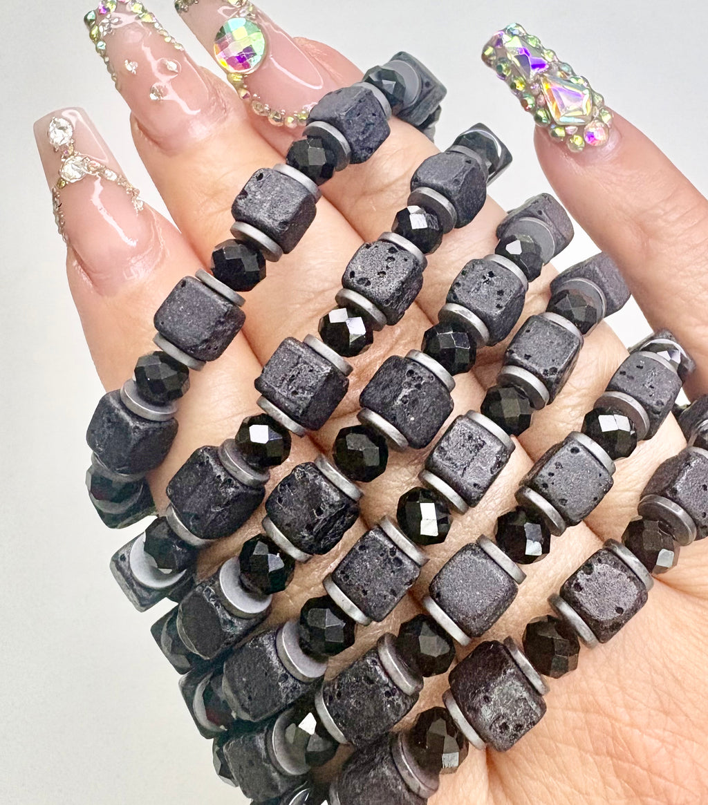 Natural Black Onyx Bracelet