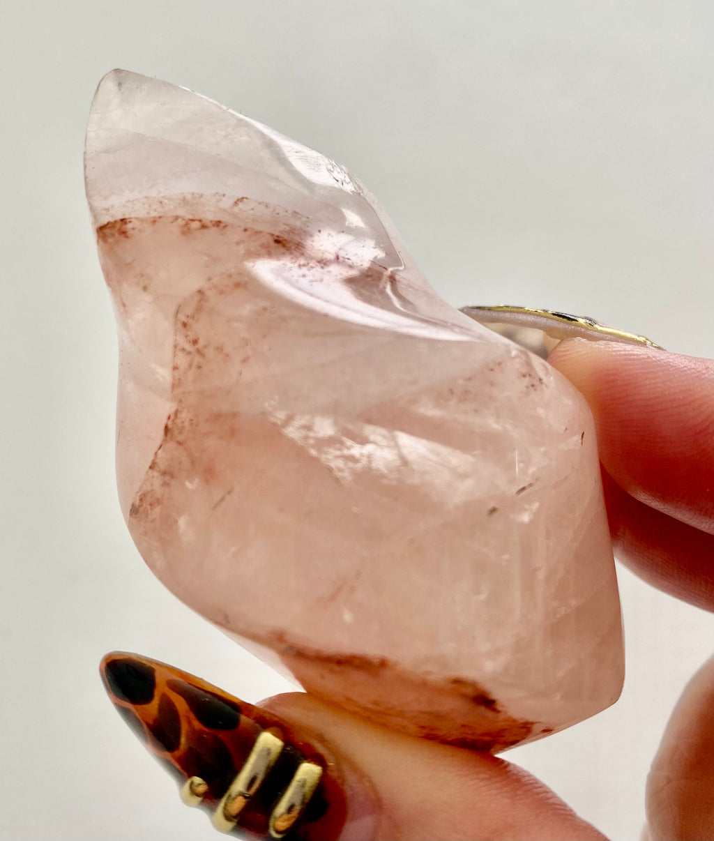 Carved Fire Quartz Flame