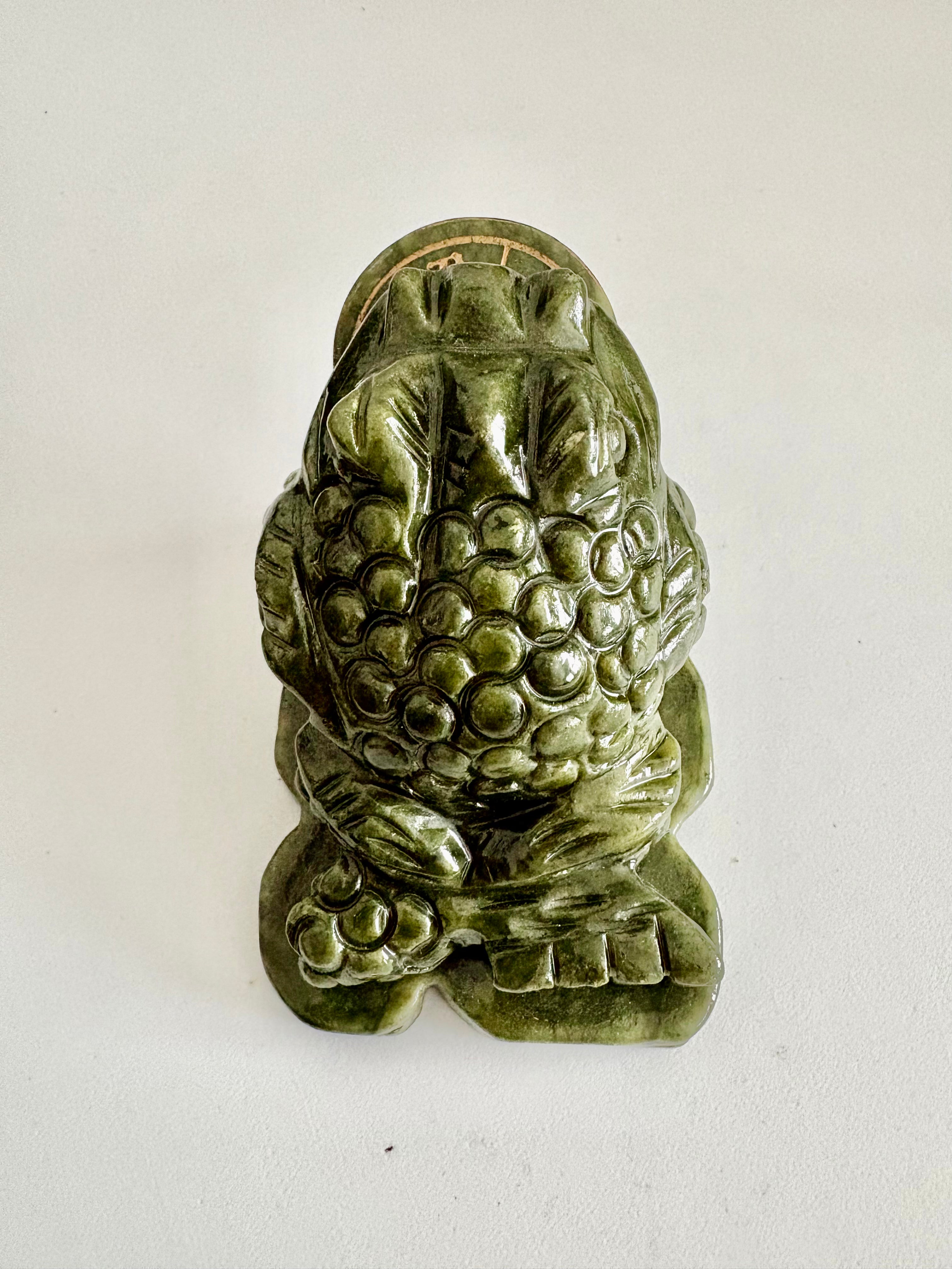 Carved Jade Money Toad
