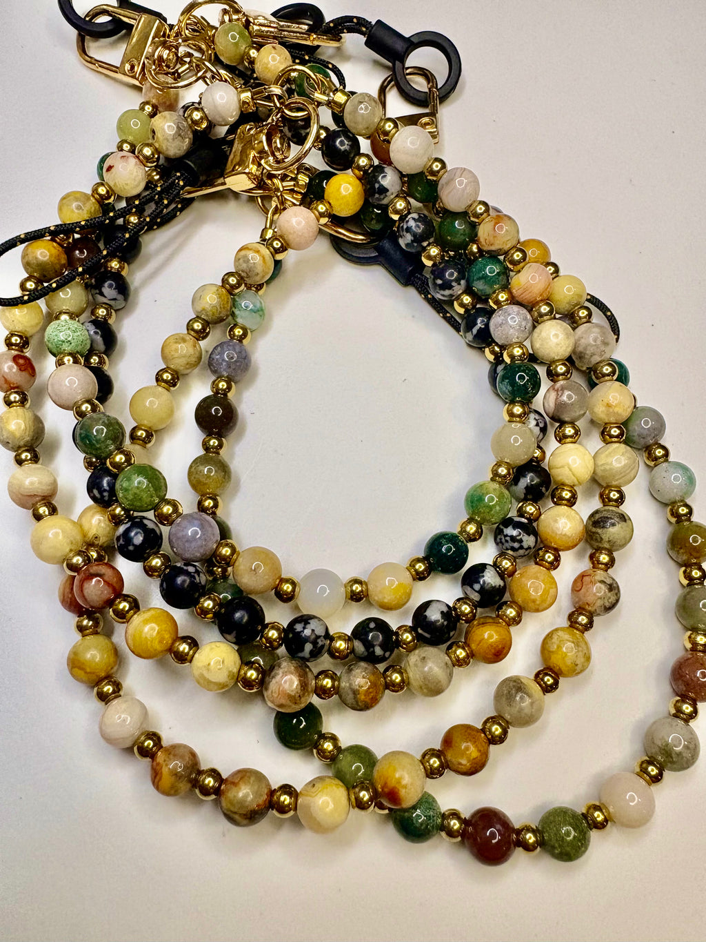 Natural Crystal Phone Lanyard