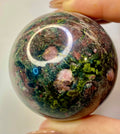 Polished Plum Blossom Jasper Sphere