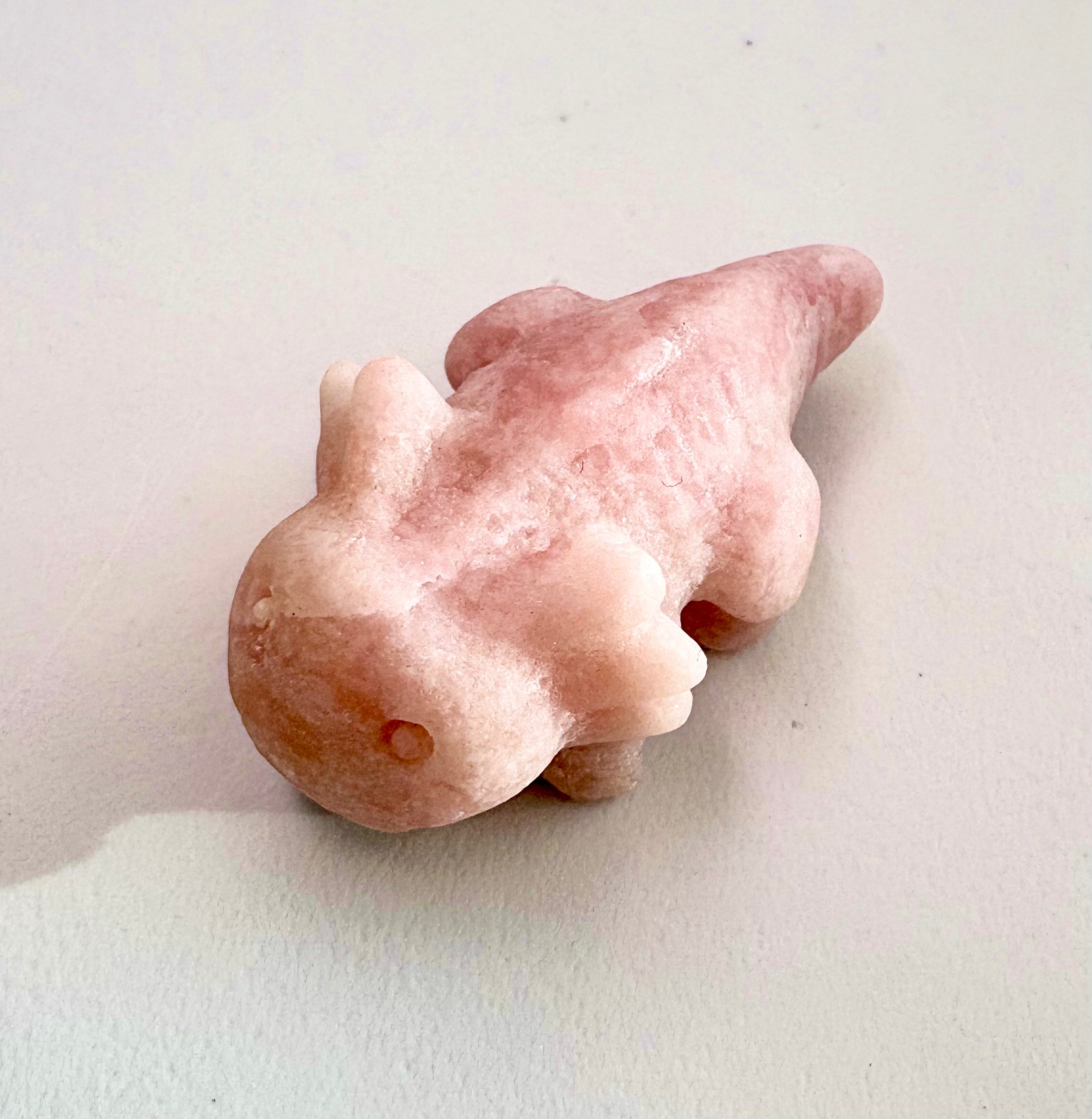 Pink Opal Carved Salamander