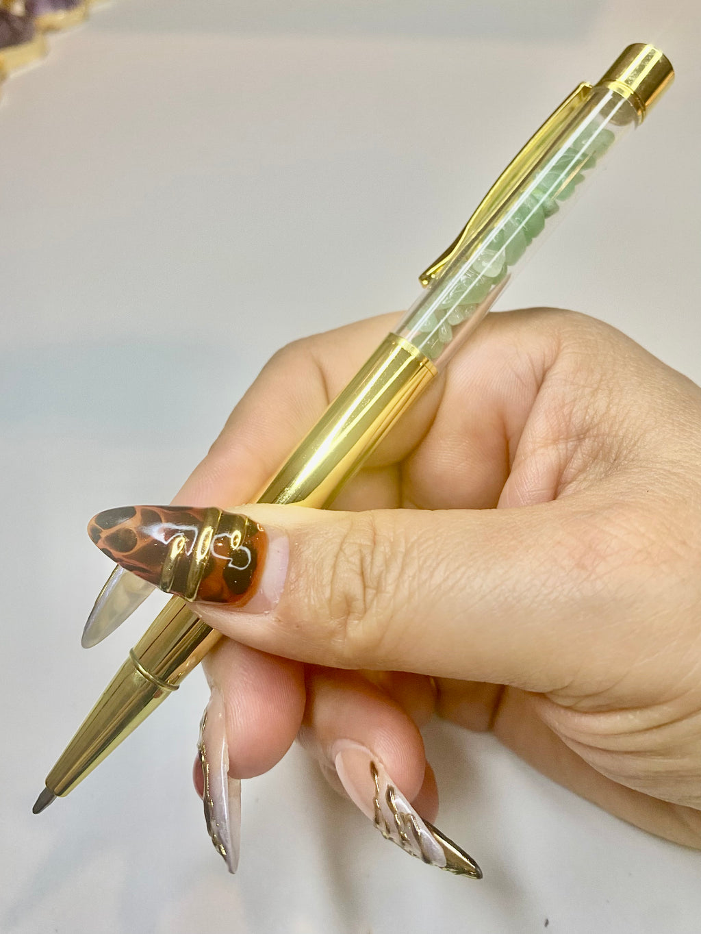 Natural Crystal Pen