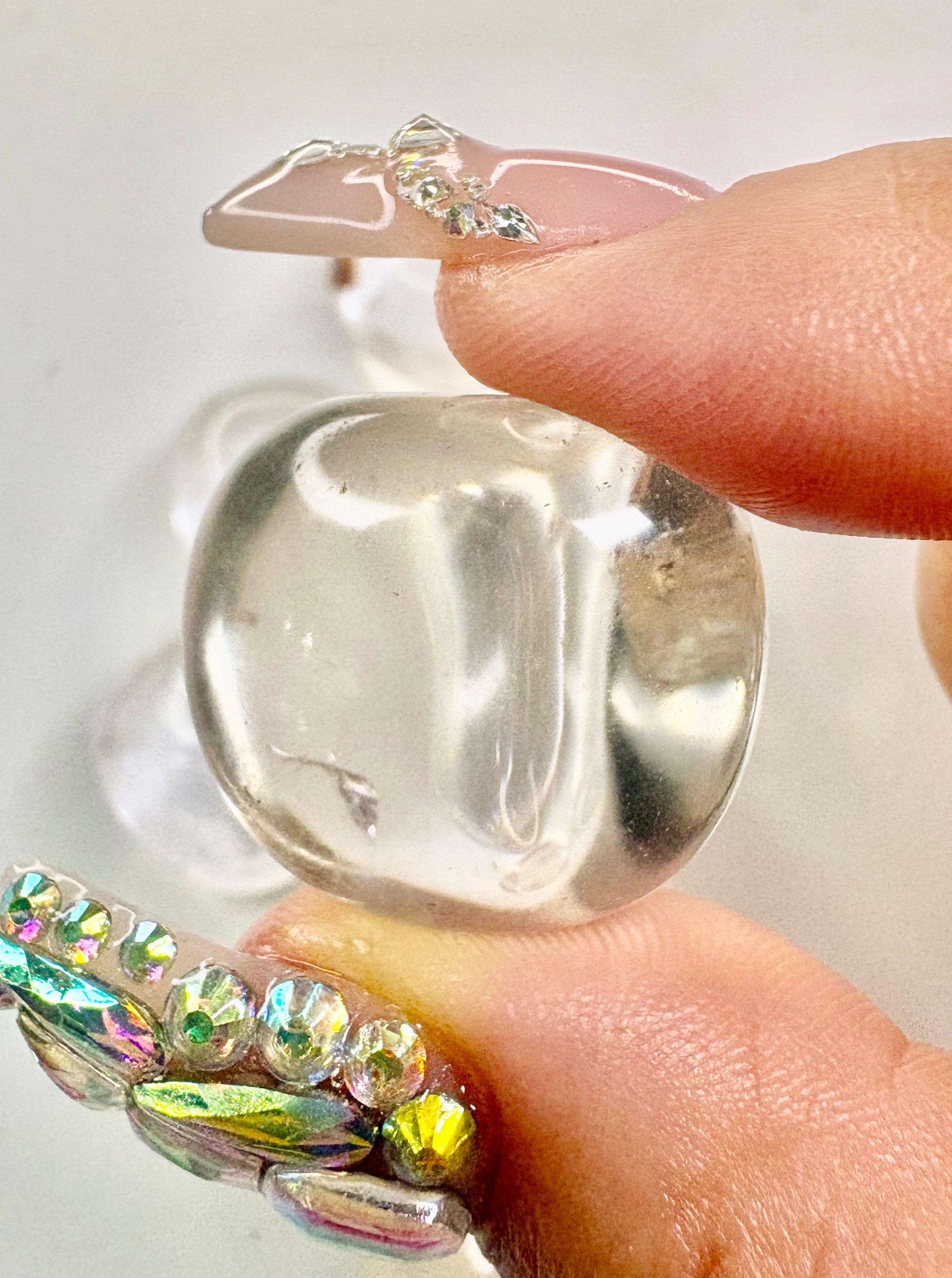 Clear Quartz Tumbles