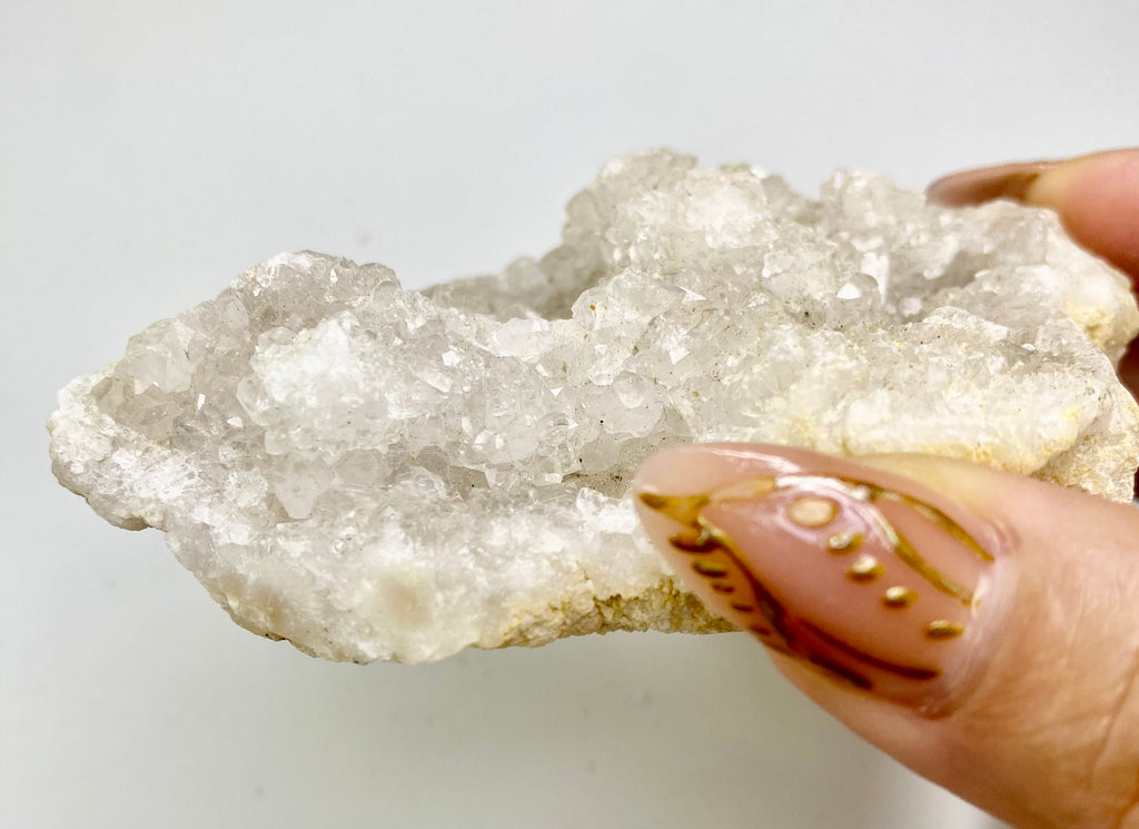 Natural Quartz Stalacite Geode