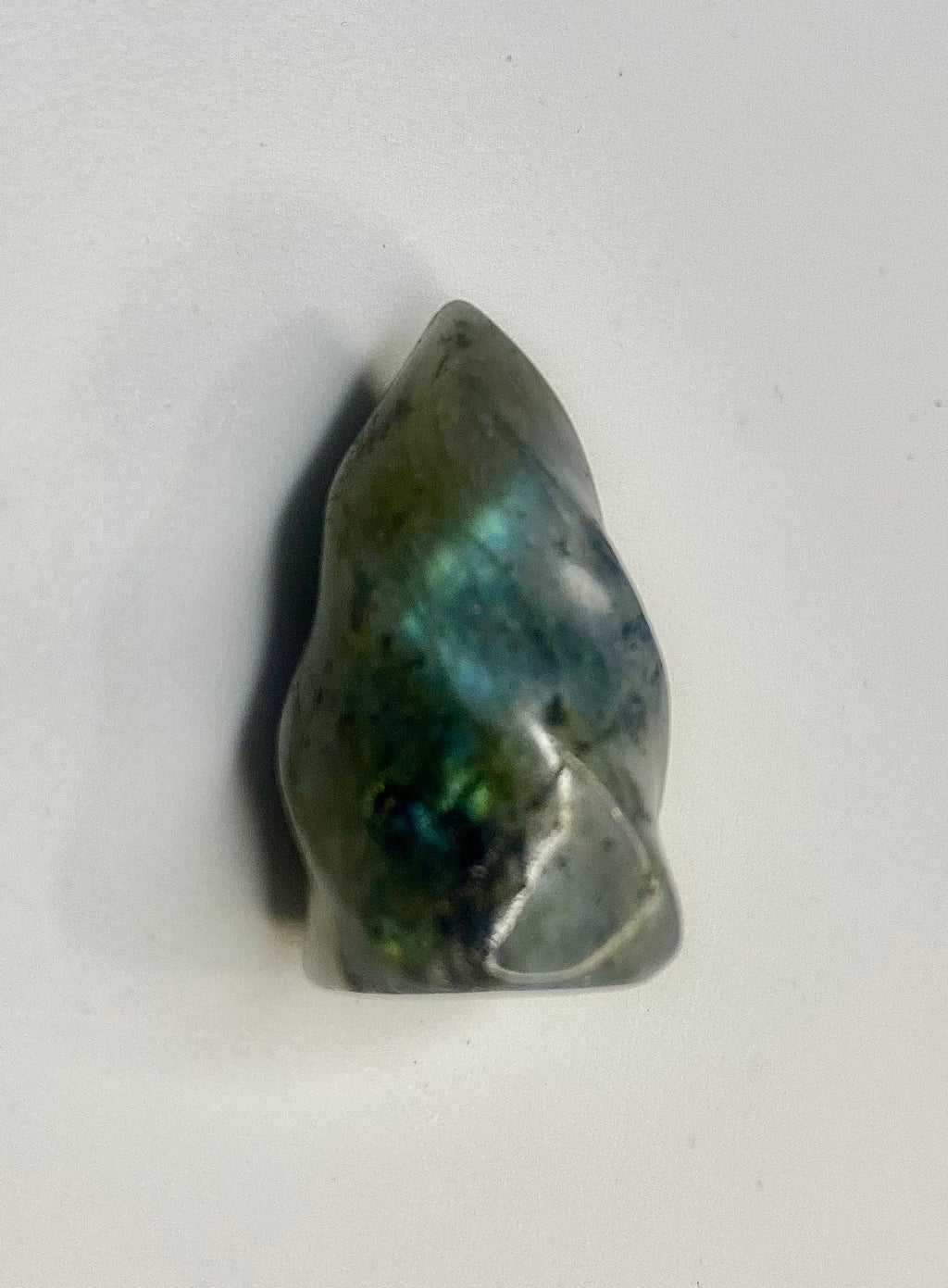 Mini Carved Labradorite Flame