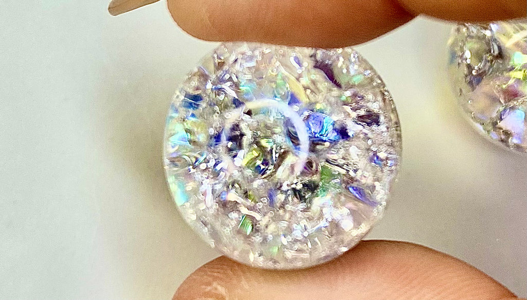 Fire and Ice Quartz Spheres