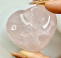 Carved Rose Quartz Heart