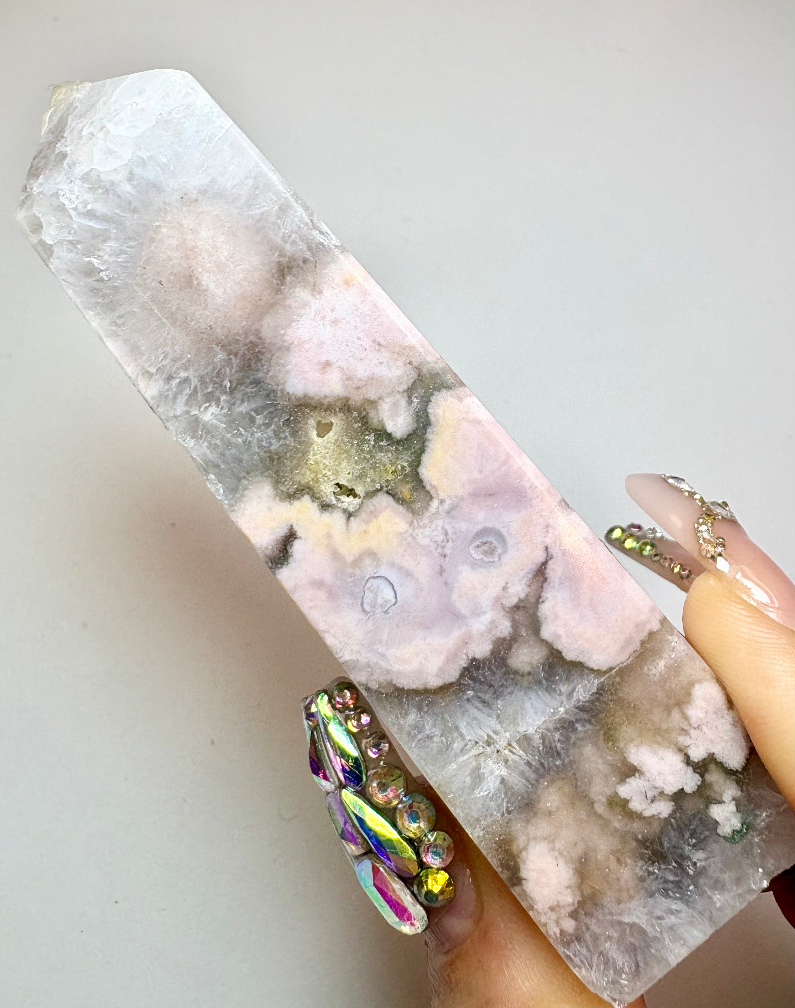 Pink Amethyst Tower Option (A)