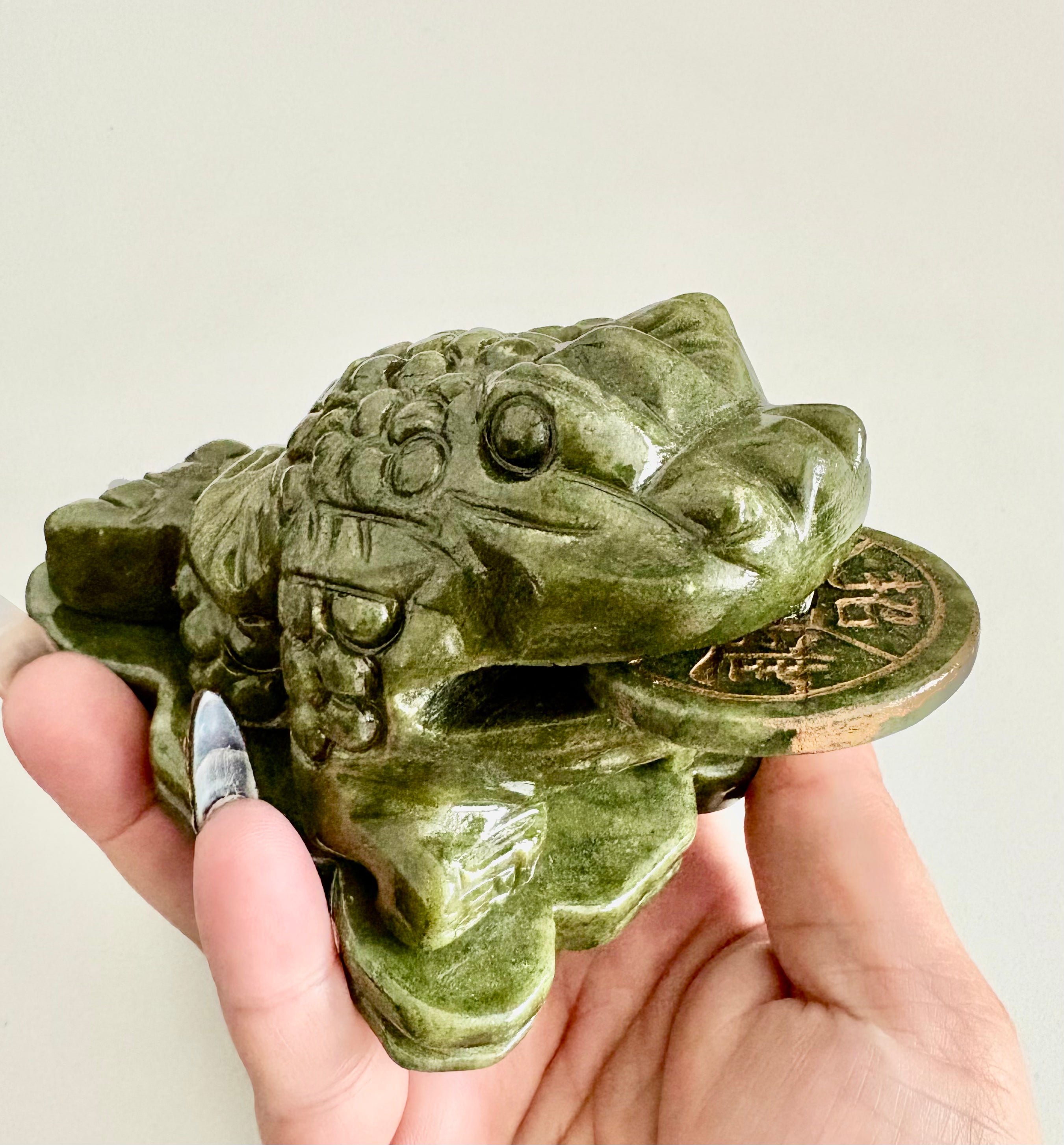 Carved Jade Money Toad