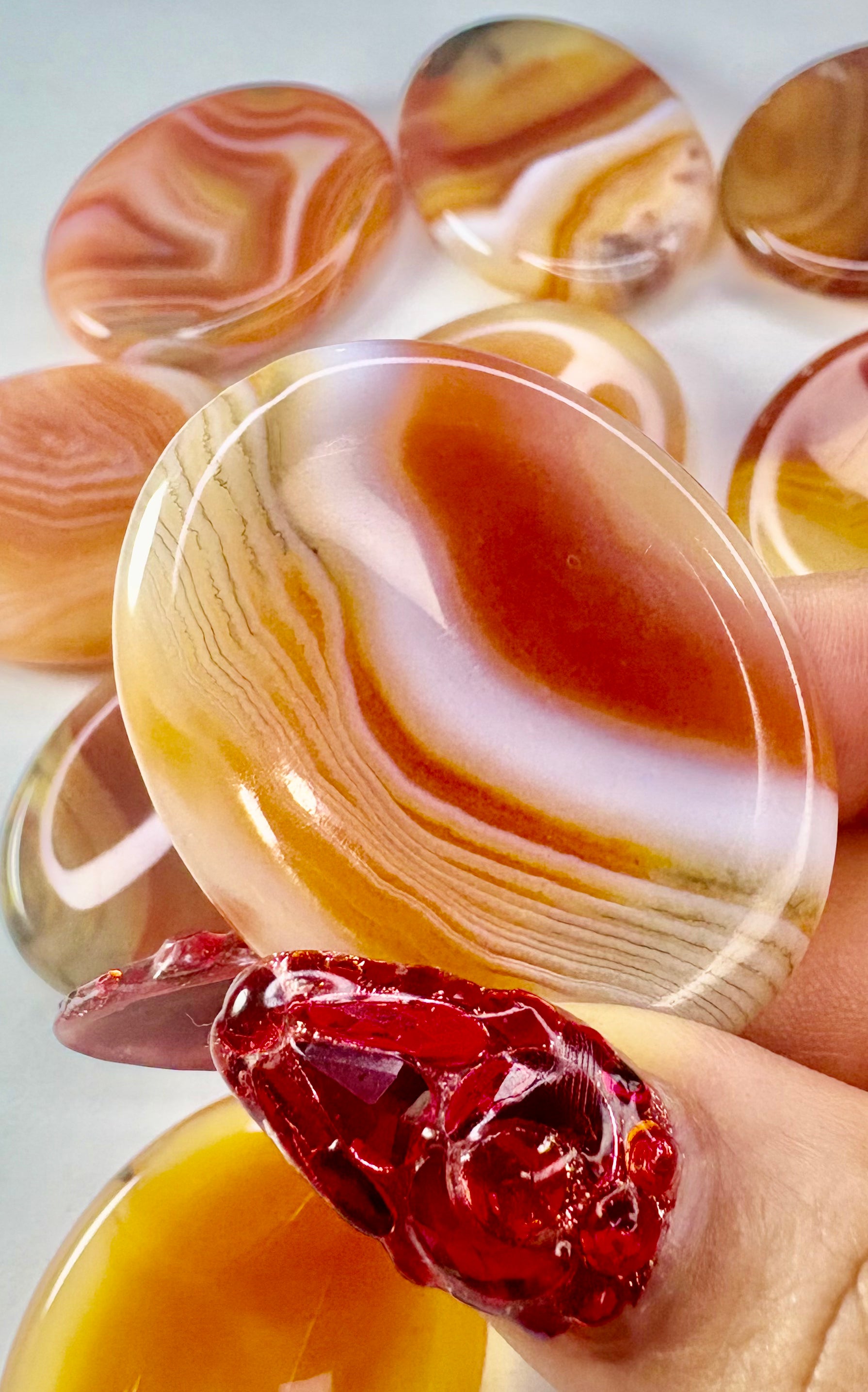 Carnelian Worry Stone