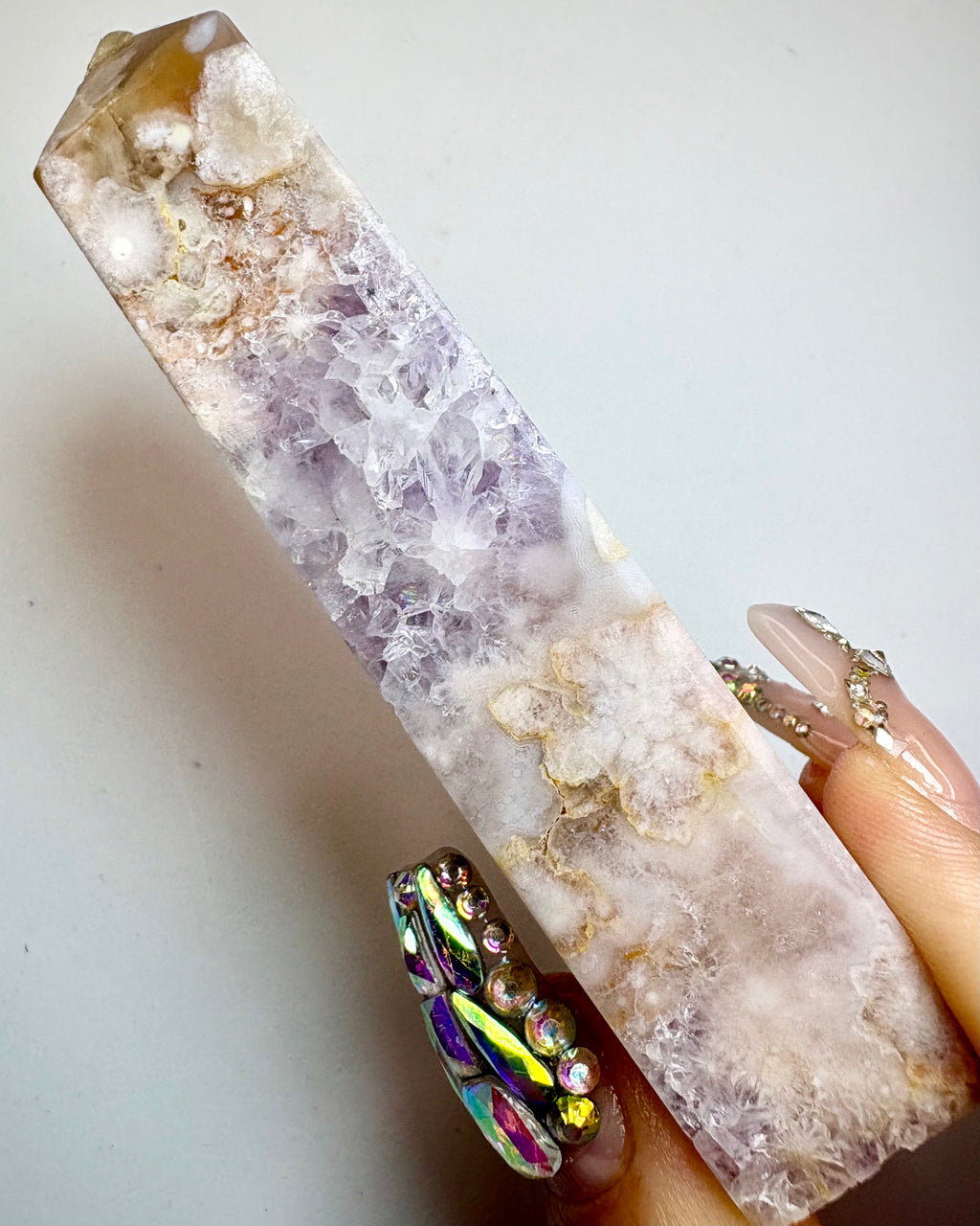 Pink Amethyst Tower Option (B)