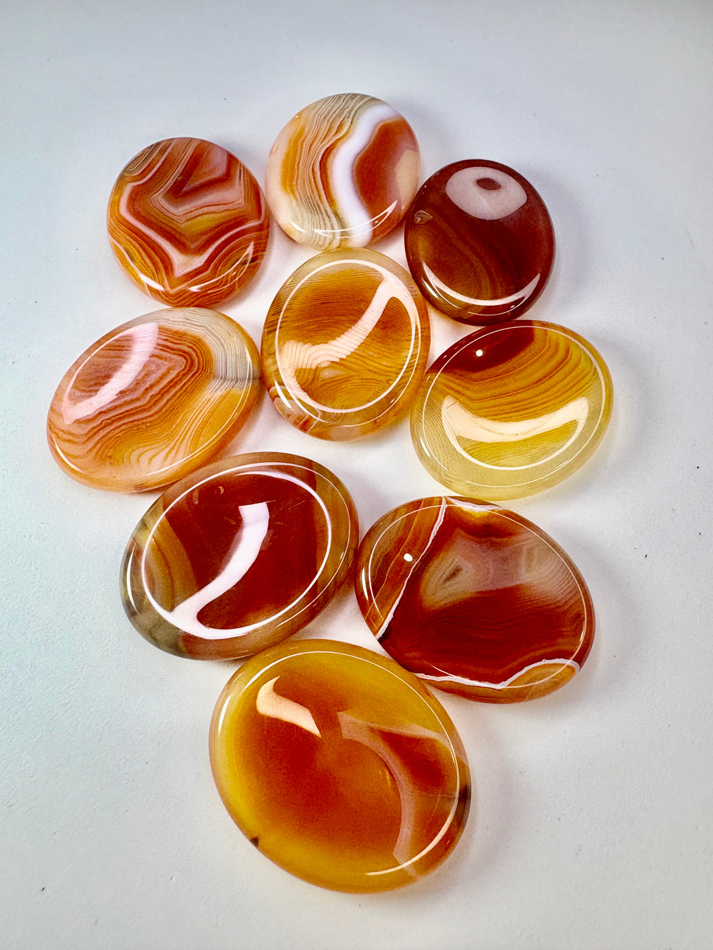 Carnelian Worry Stone