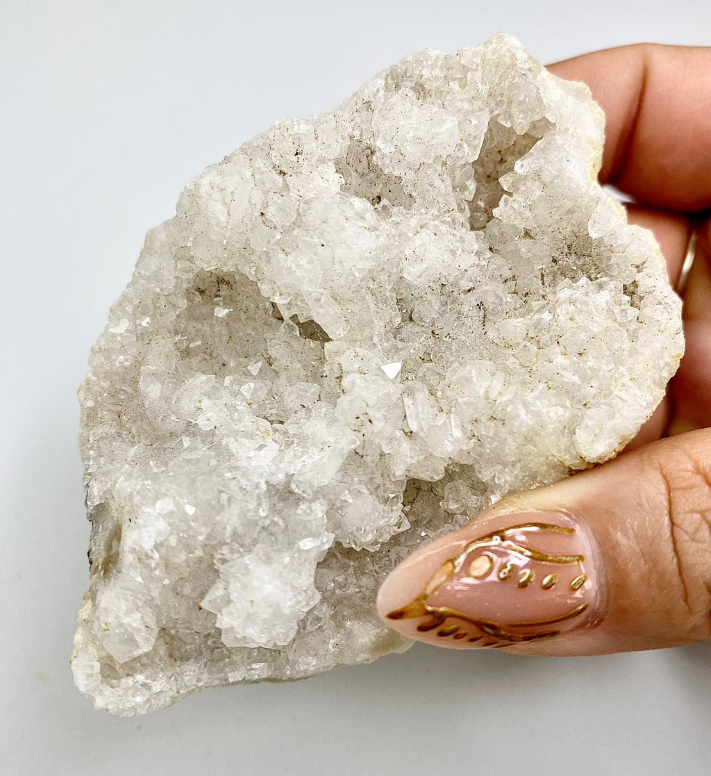 Natural Quartz Stalacite Geode