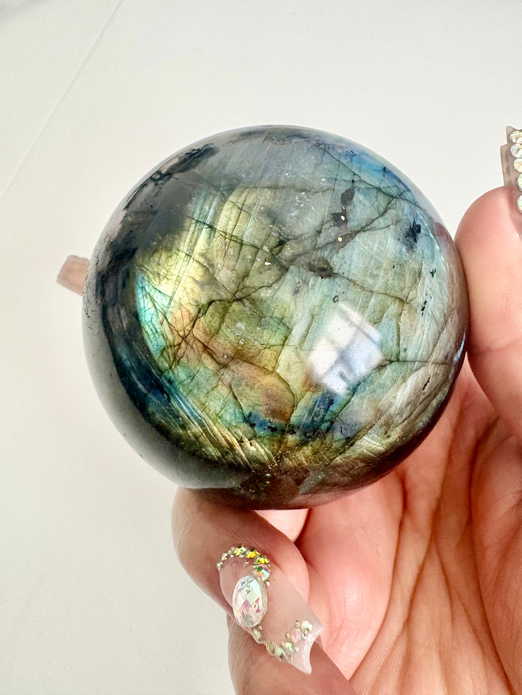 Flashy Labradorite Sphere