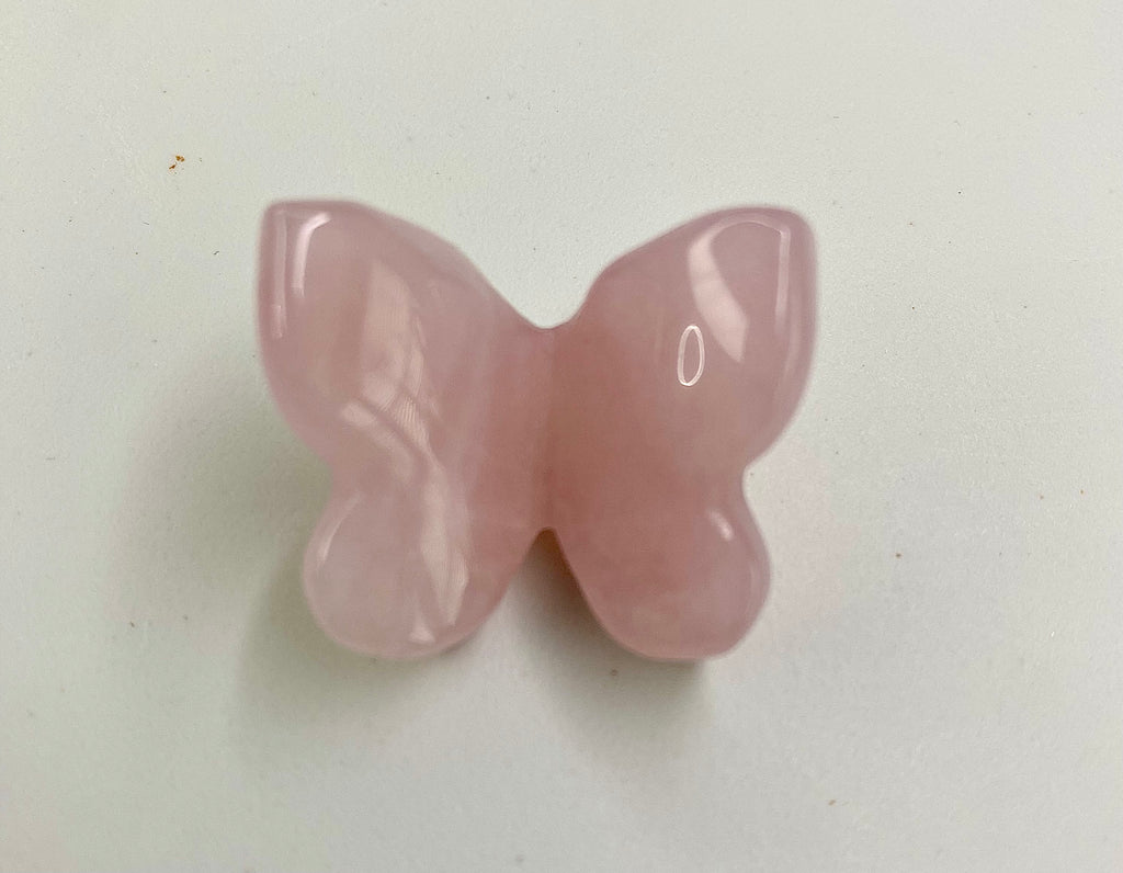 Carved Natural Crystal Butterflies