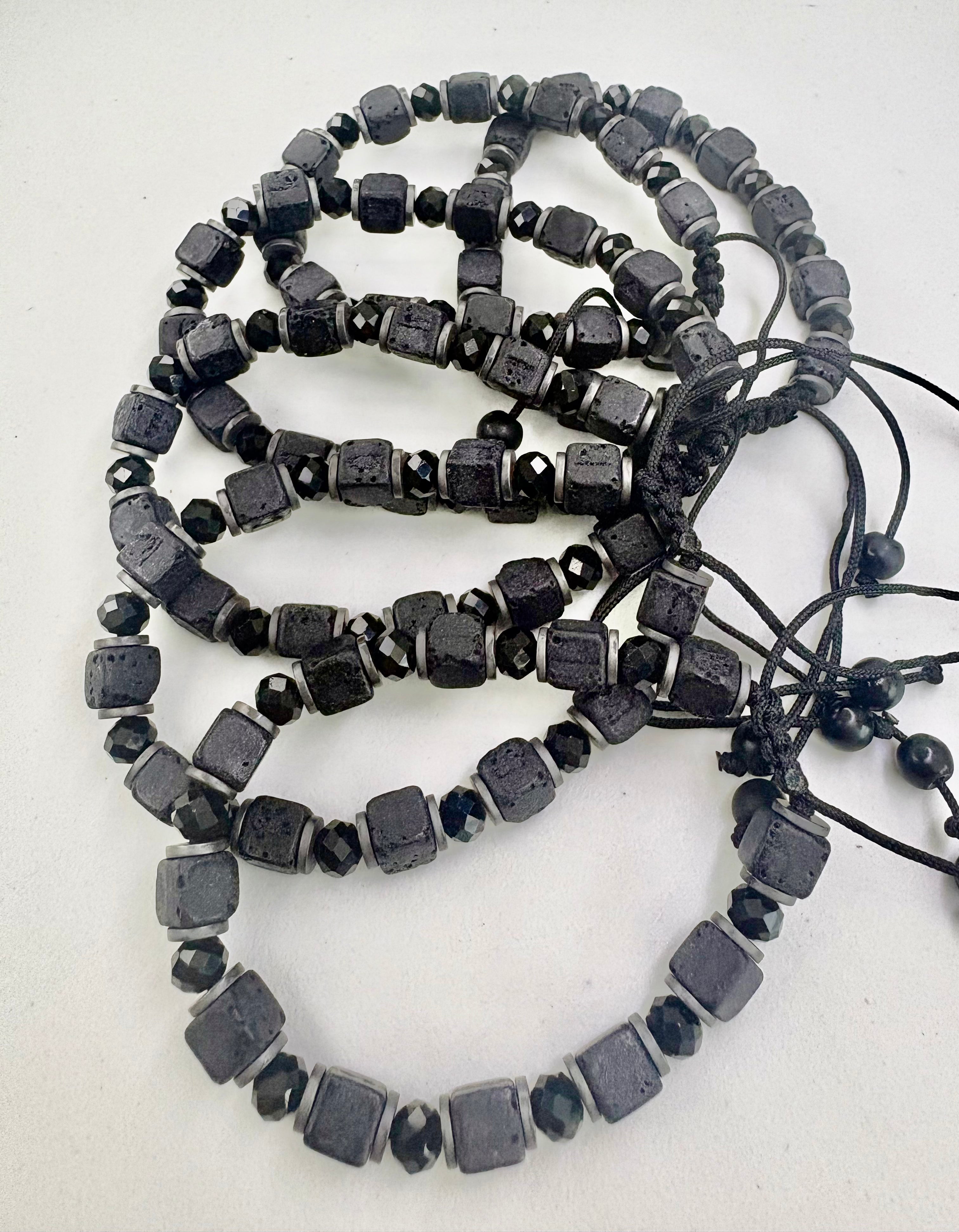 Natural Black Onyx Bracelet