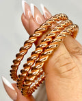 Twisted Copper Bangle
