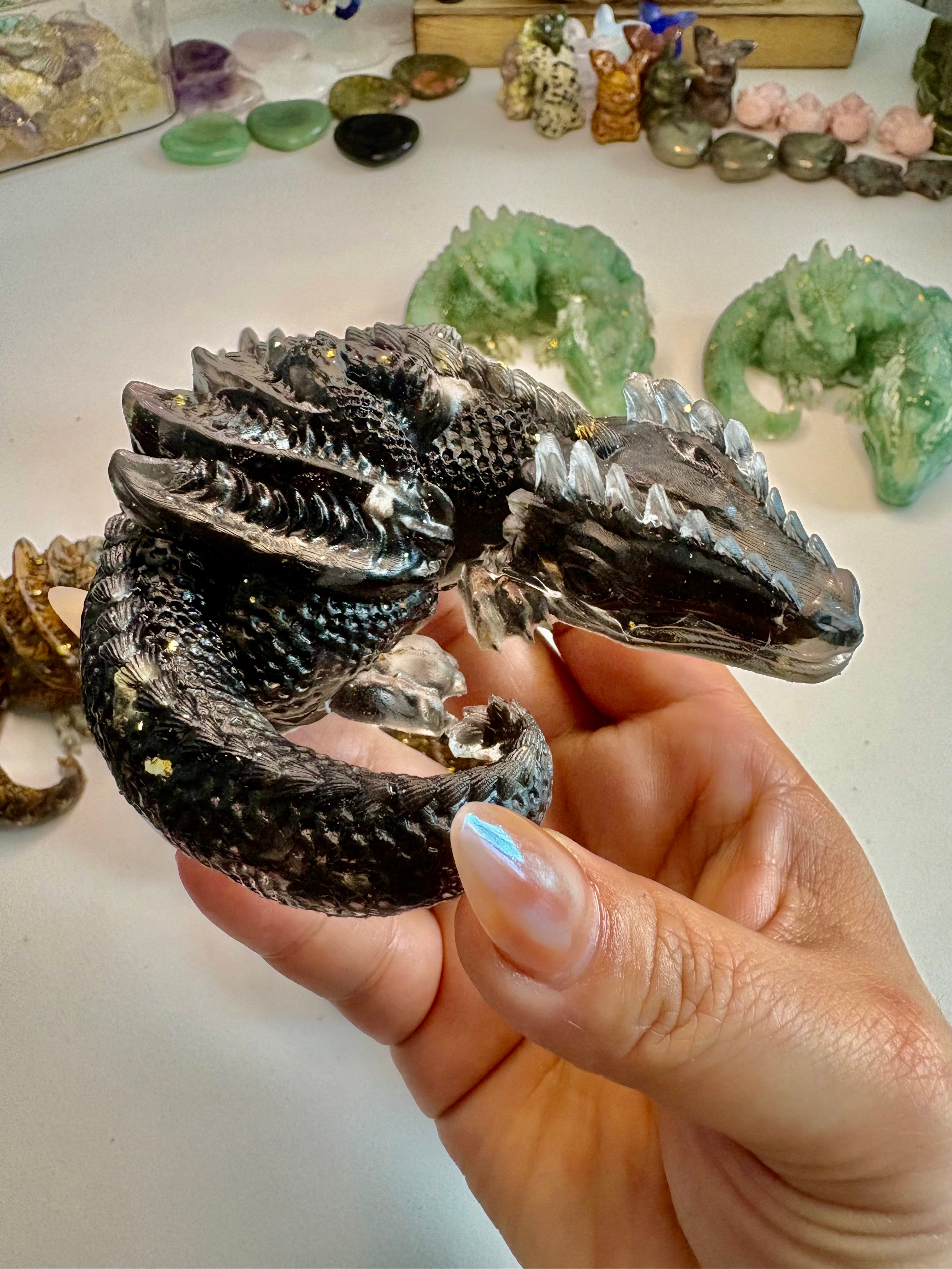 Crystal Resin Dragons