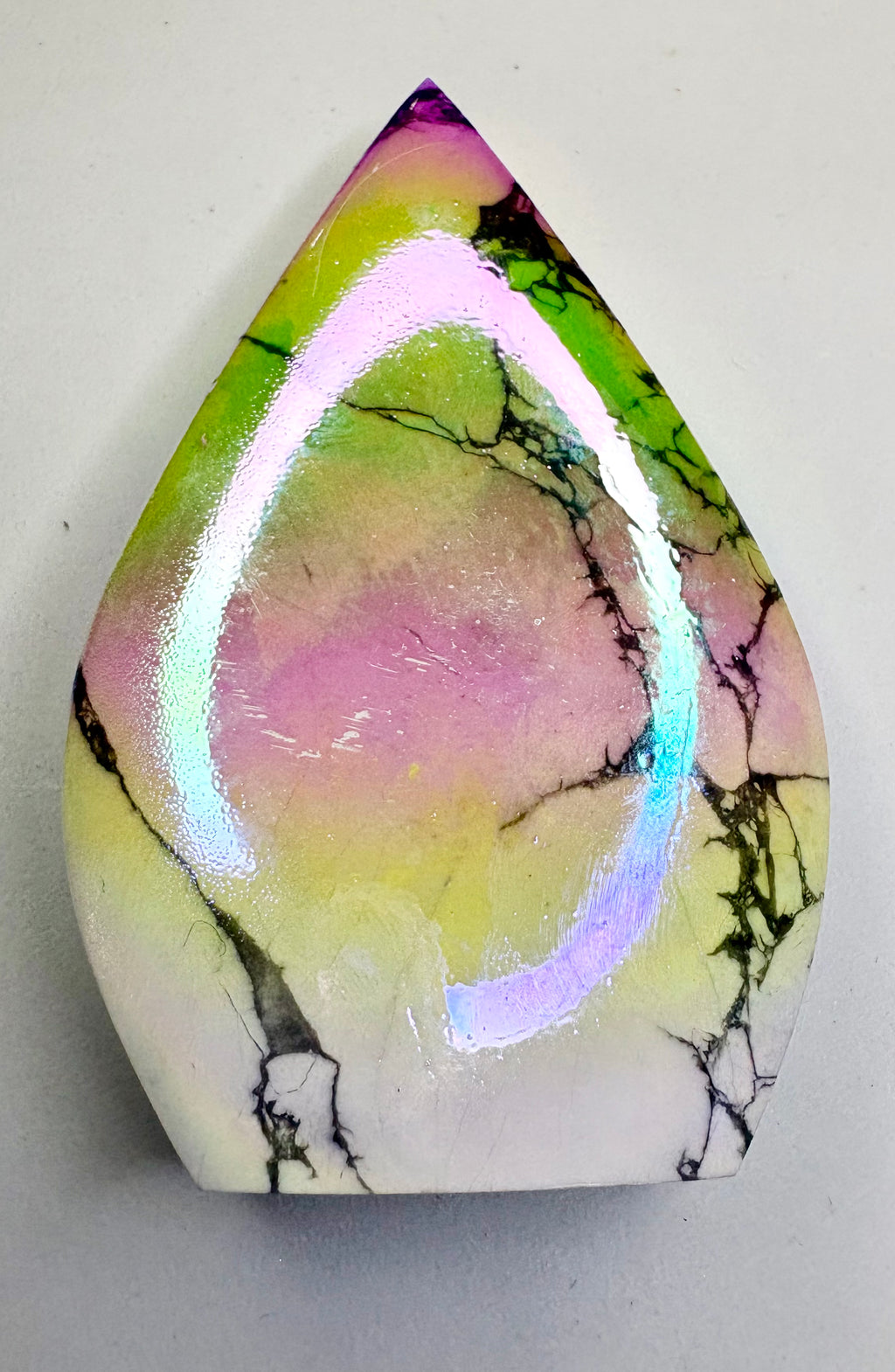 Aura Howlite Flame Option (B)