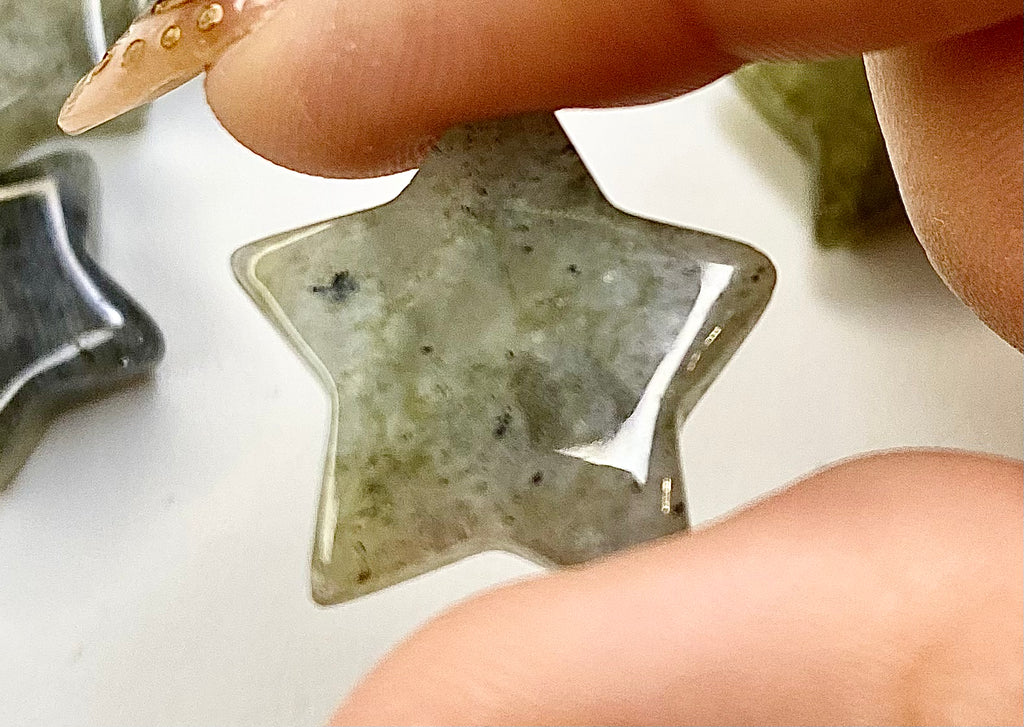 Carved Labradorite Star