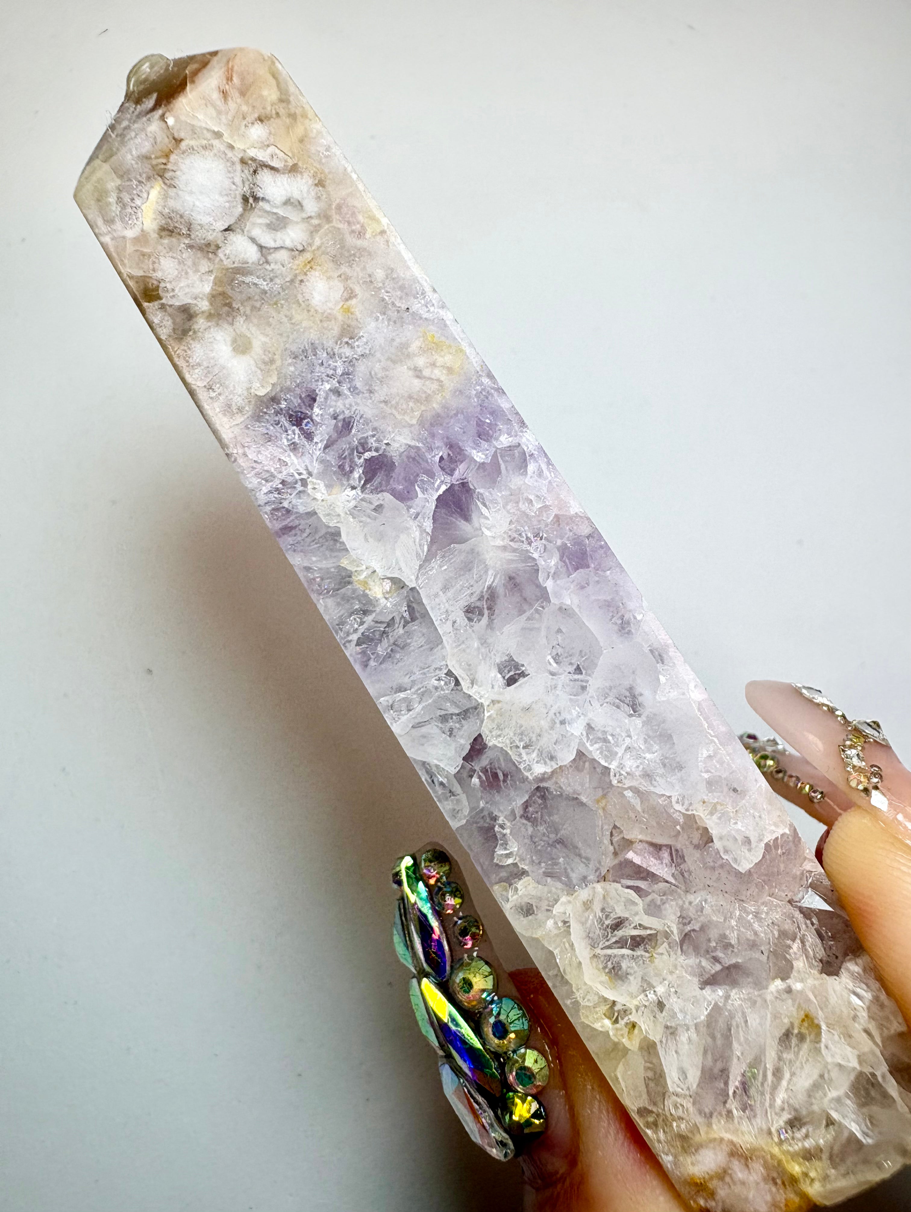 Pink Amethyst Tower Option (B)