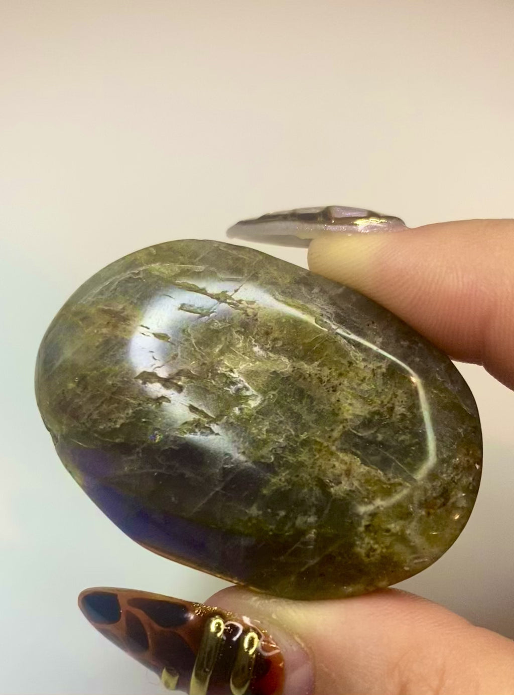 Flashy Labradorite Palm